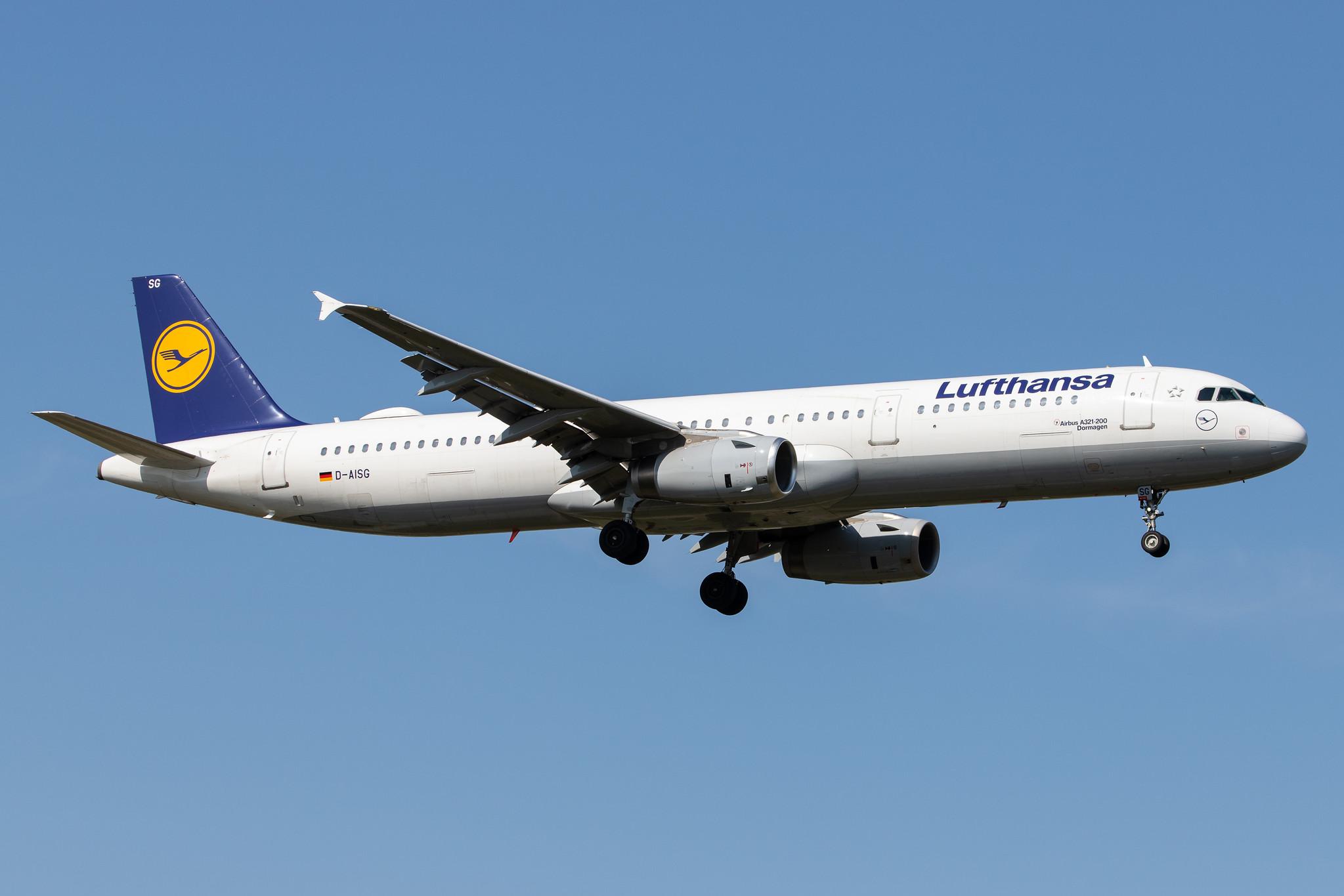 Frankfurt Airport: Lufthansa (LH / DLH) |  Airbus A321-231 A321 | D-AISG | MSN 1273