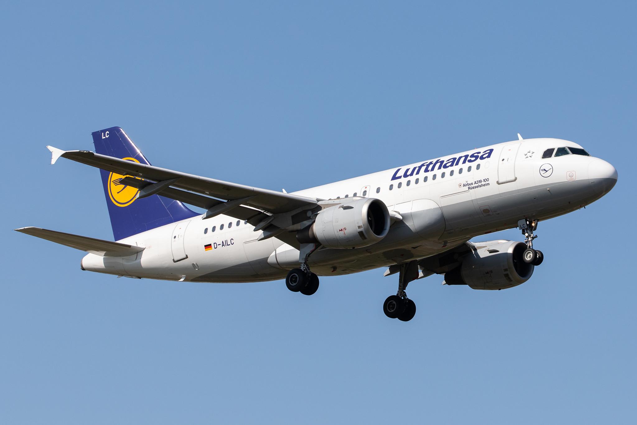 Frankfurt Airport: Lufthansa (LH / DLH) |  Airbus A319-114 A319 | D-AILC | MSN 0616