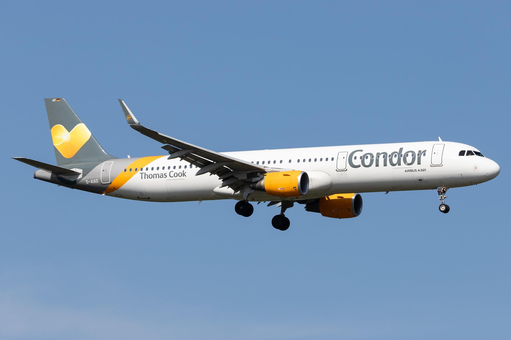 Frankfurt Airport: Condor (DE / CFG) |  Airbus A321-211 A321 | D-AIAD | MSN 6053