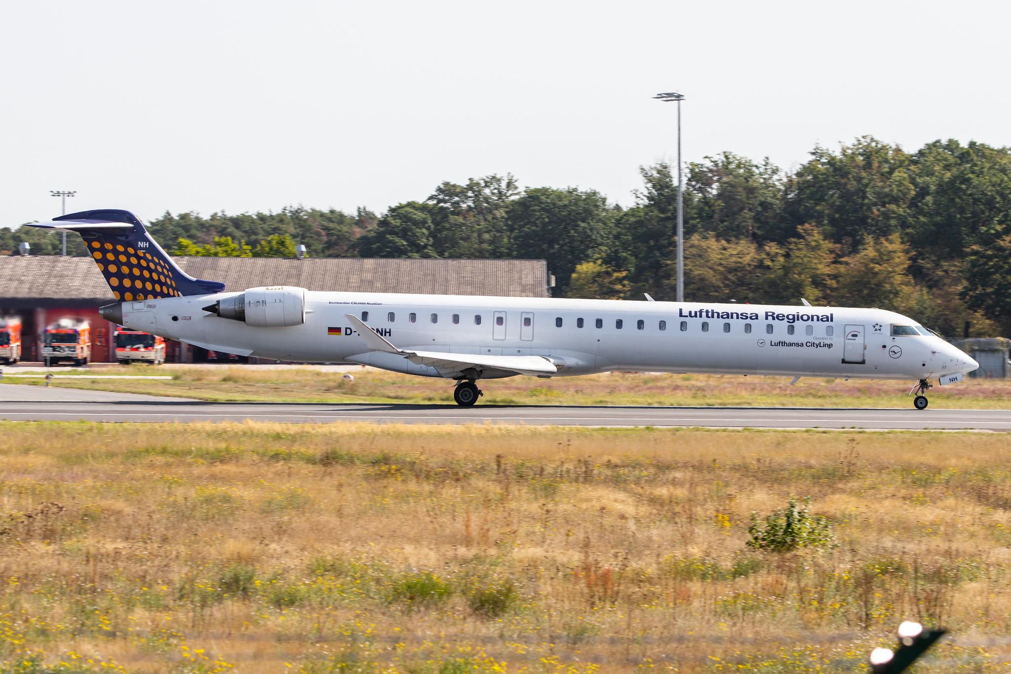 Frankfurt Airport: Lufthansa (LH / DLH) | Operator: Lufthansa CityLine |  Bombardier CRJ-900LR CRJ9 | D-ACNH | MSN 15247