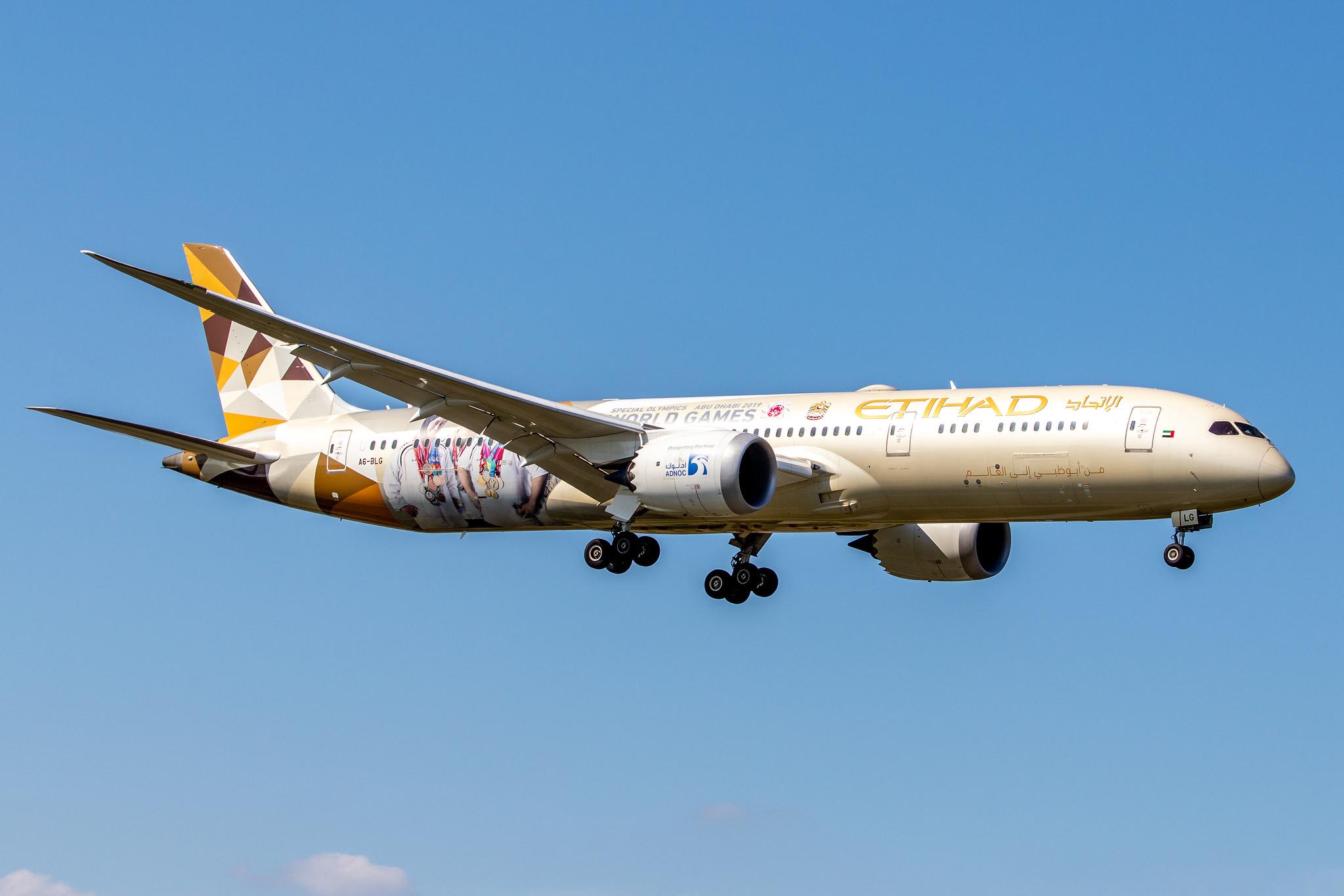 Frankfurt Airport: Etihad Airways (EY / ETD) |  Boeing 787-9 Dreamliner B789 | A6-BLG | MSN 39652