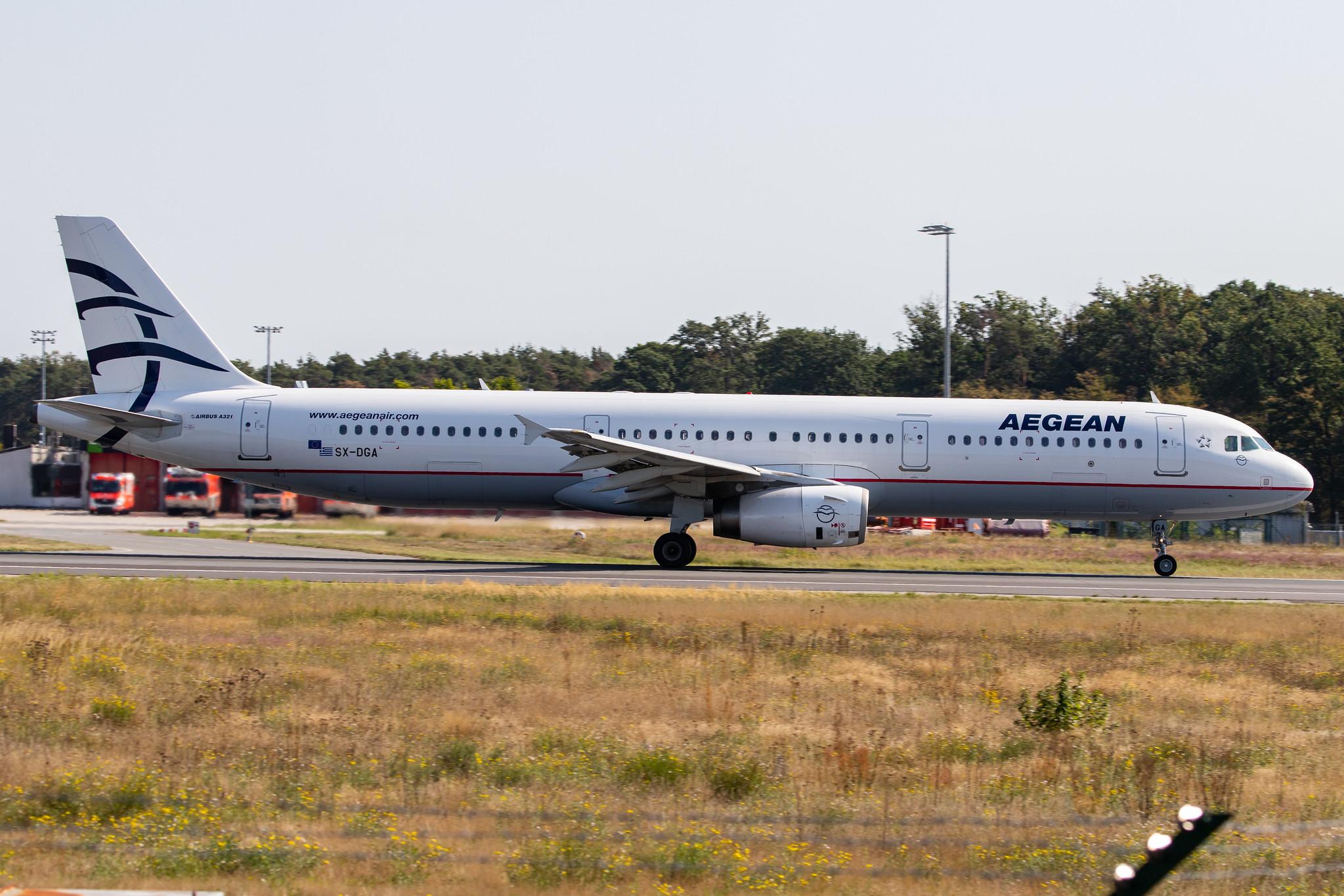 Frankfurt Airport: Aegean Airlines (A3 / AEE) |  Airbus A321-231 A321 | SX-DGA | MSN 3878