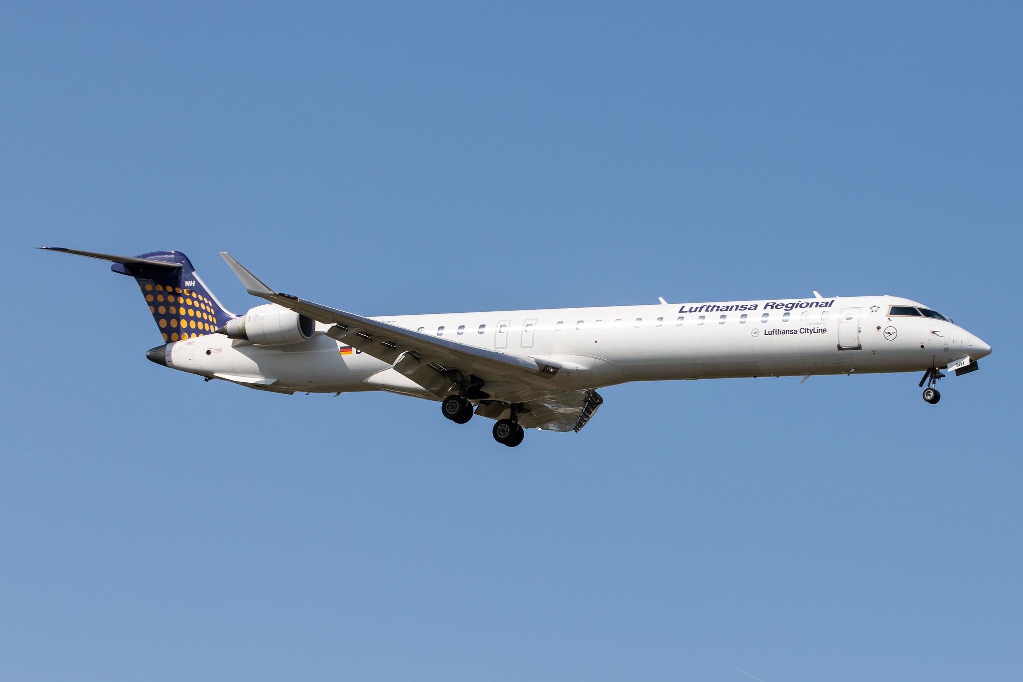 Frankfurt Airport: Lufthansa (LH / DLH) | Operator: Lufthansa CityLine |  Bombardier CRJ-900LR CRJ9 | D-ACNH | MSN 15247