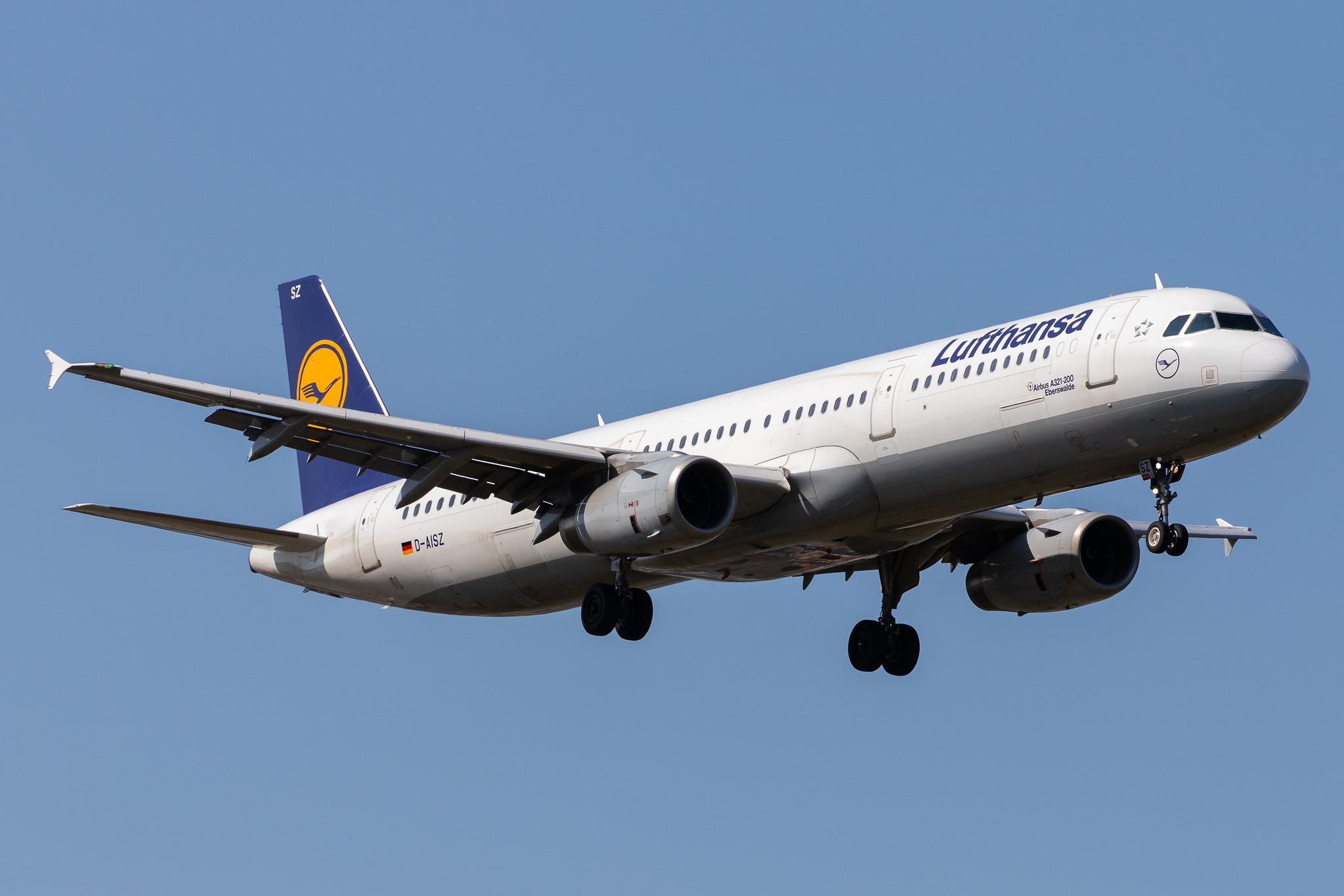 Frankfurt Airport: Lufthansa (LH / DLH) |  Airbus A321-231 A321 | D-AISZ | MSN 4085