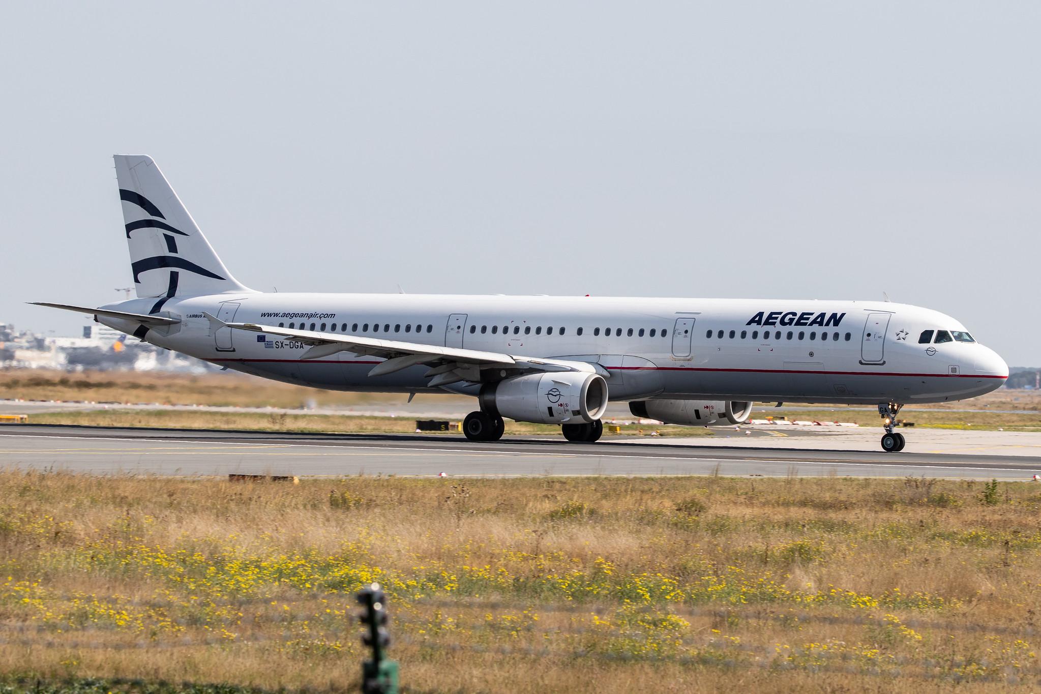 Frankfurt Airport: Aegean Airlines (A3 / AEE) |  Airbus A321-231 A321 | SX-DGA | MSN 3878