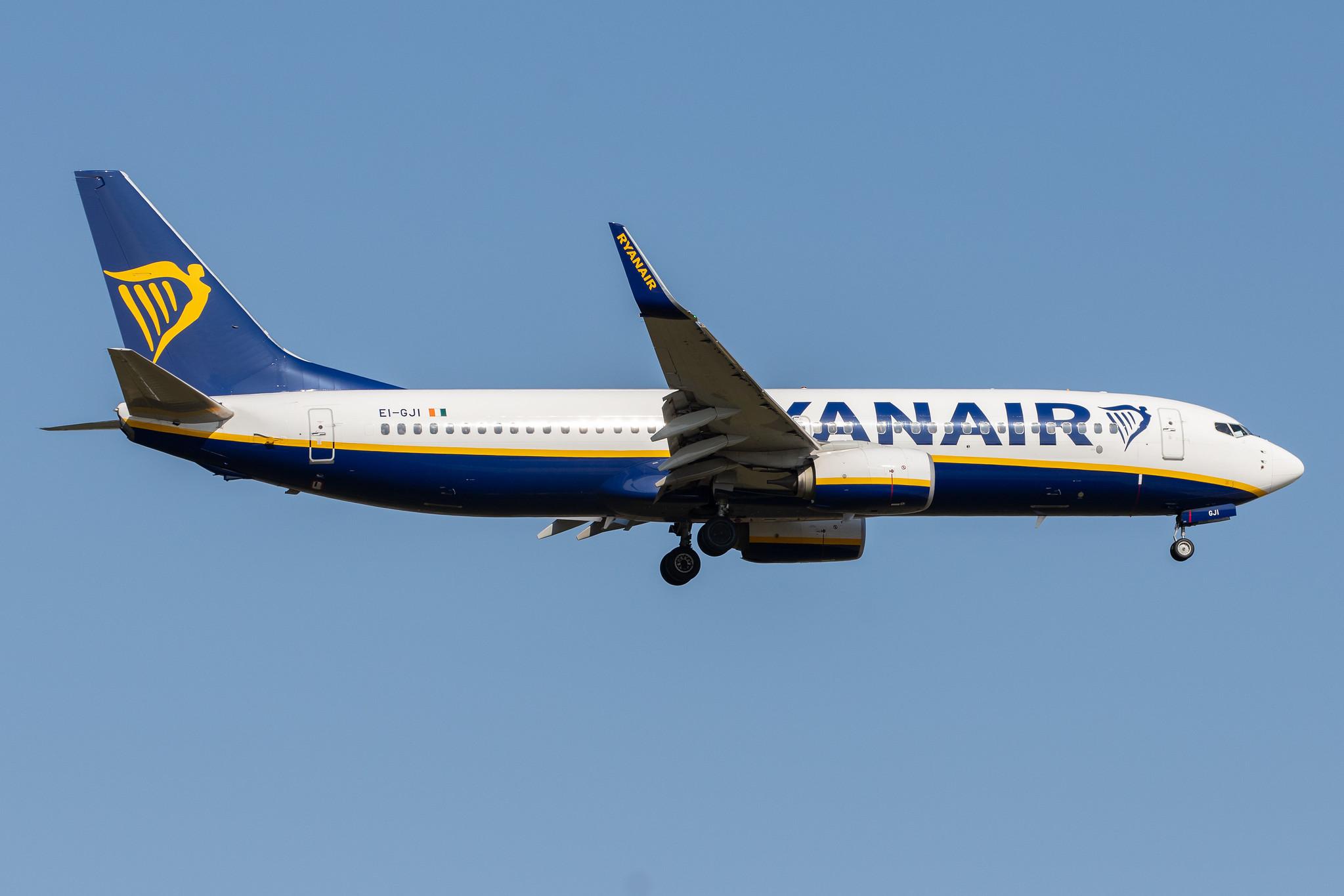 Frankfurt Airport: Ryanair (FR / RYR) |  Boeing 737-8AS B738 | EI-GJI | MSN 44826