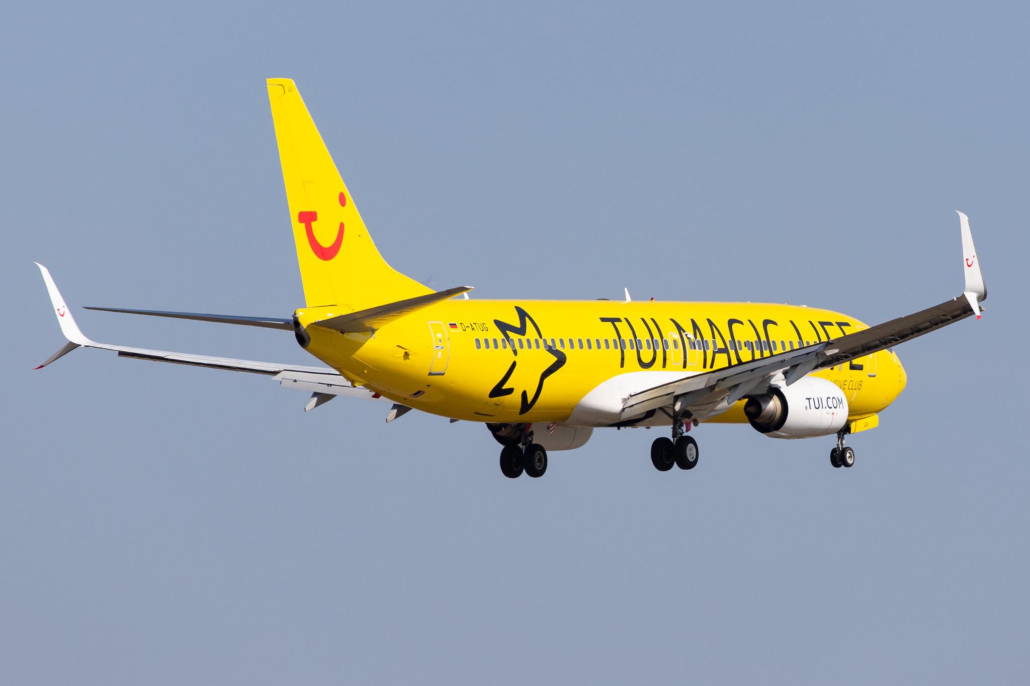 Frankfurt Airport: TUI (X3 / TUI) | Operator: TUI fly |  Boeing 737-8K5 B738 | D-ATUG | MSN 34688