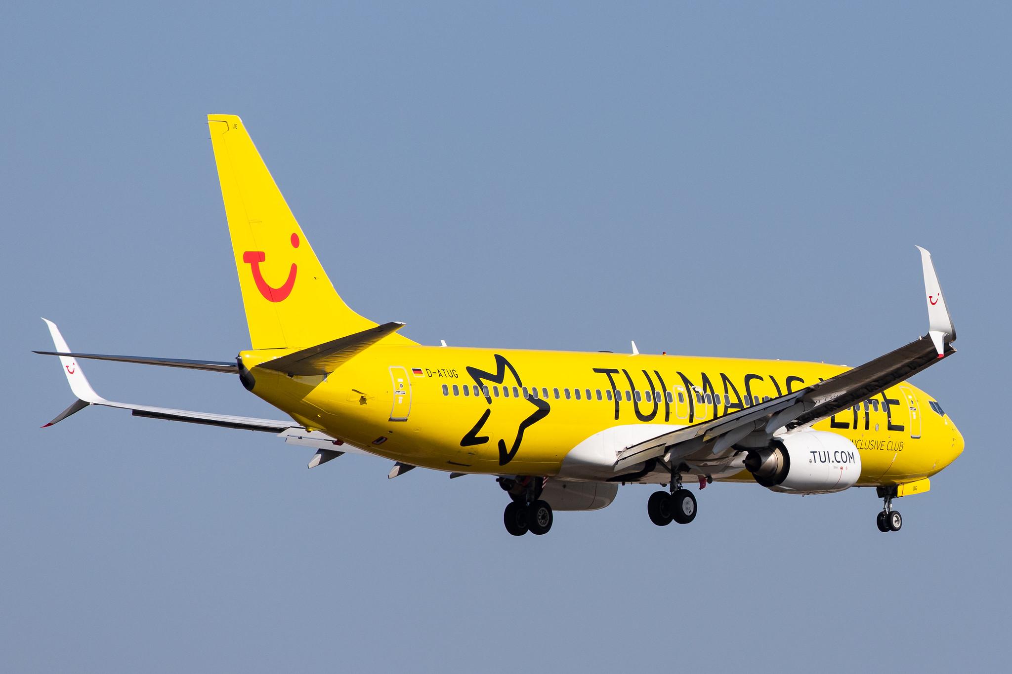 Frankfurt Airport: TUI (X3 / TUI) | Operator: TUI fly |  Boeing 737-8K5 B738 | D-ATUG | MSN 34688