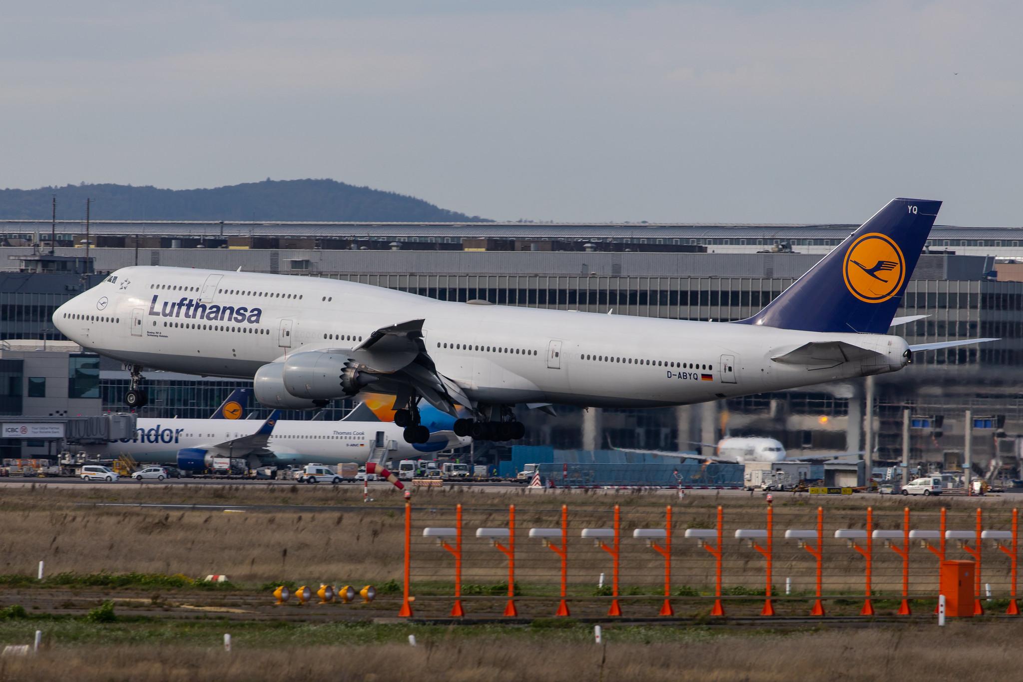 Frankfurt Airport: Lufthansa (LH / DLH) |  Boeing 747-830 B748 | D-ABYQ | MSN 37840