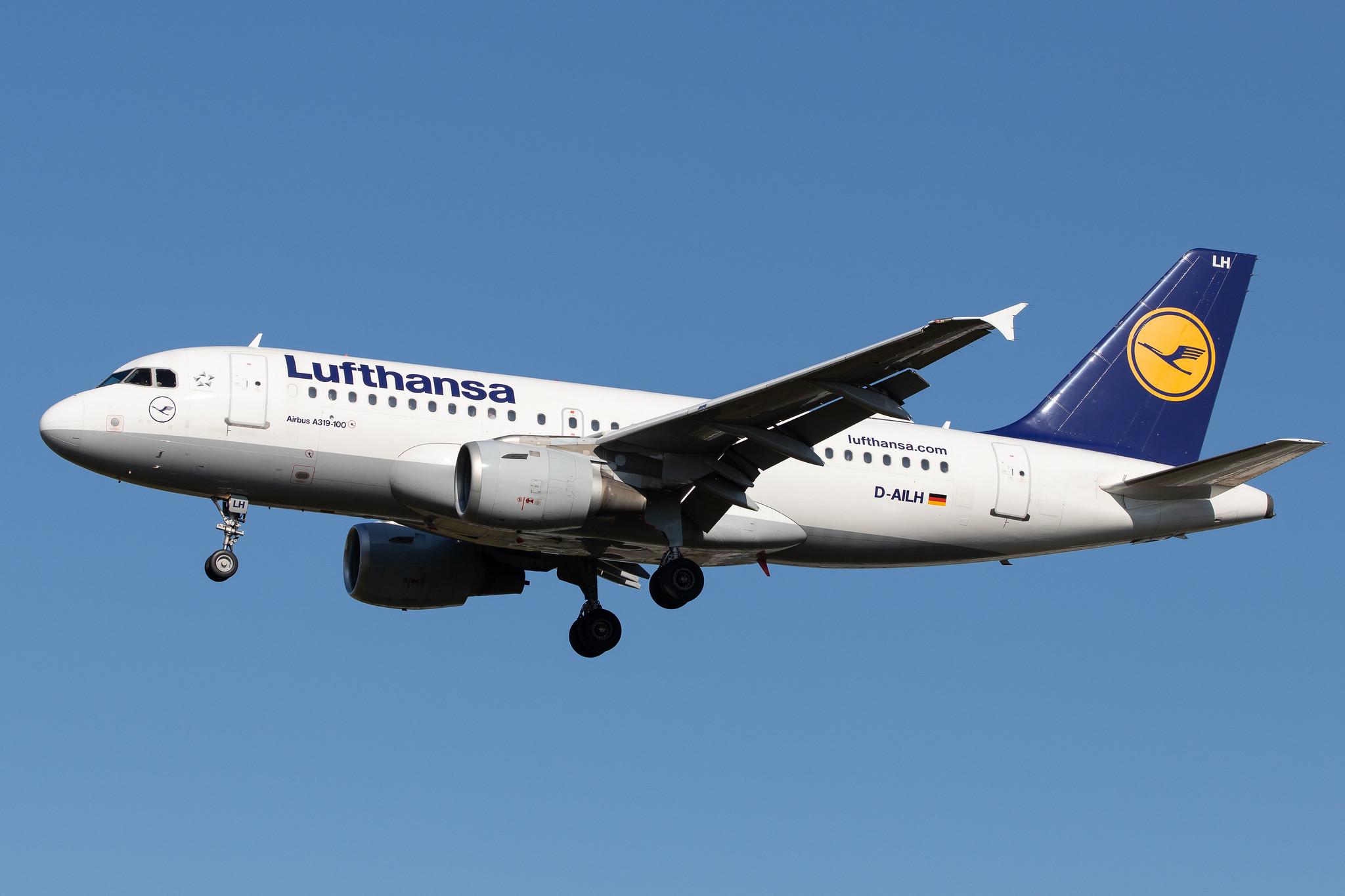 Frankfurt Airport: Lufthansa (LH / DLH) |  Airbus A319-114 A319 | D-AILH | MSN 0641