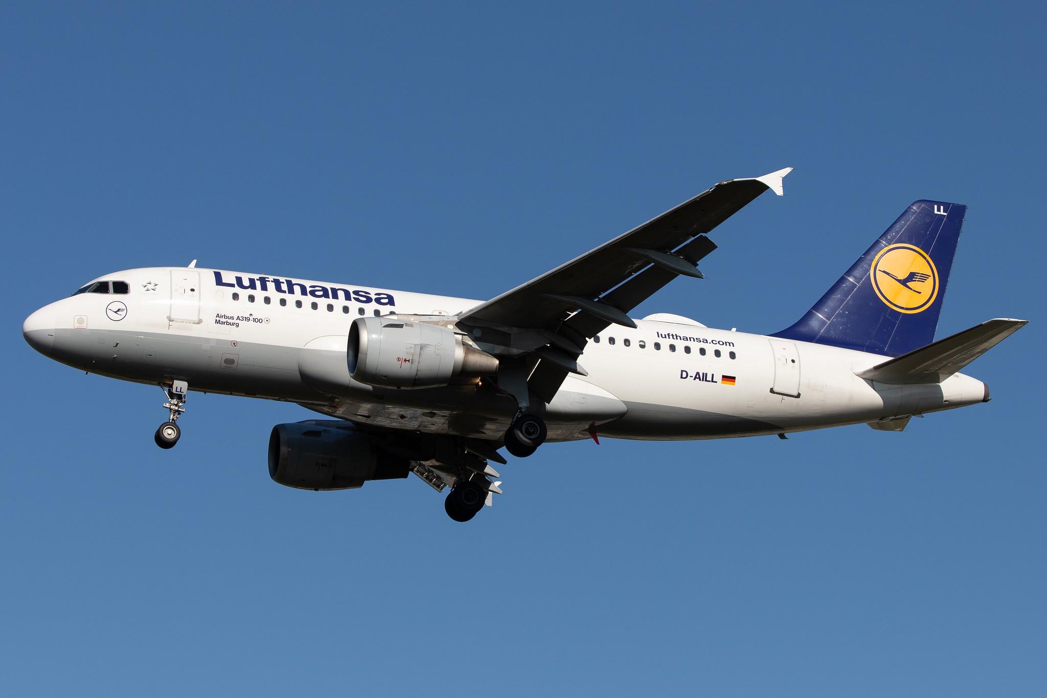 Frankfurt Airport: Lufthansa (LH / DLH) |  Airbus A319-114 A319 | D-AILL | MSN 0689