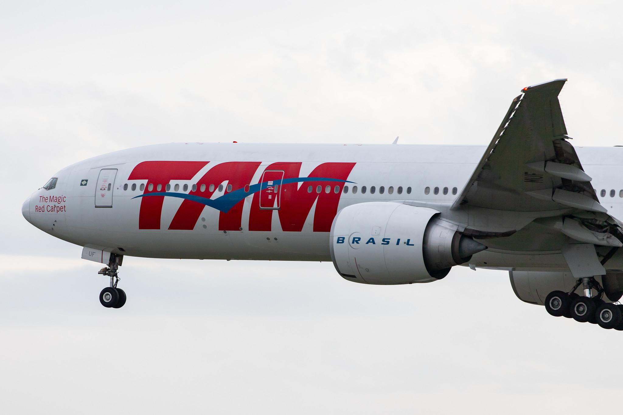 Frankfurt Airport: LATAM Brasil (JJ / TAM) |  Boeing 777-32W(ER) B77W | PT-MUF | MSN 38887