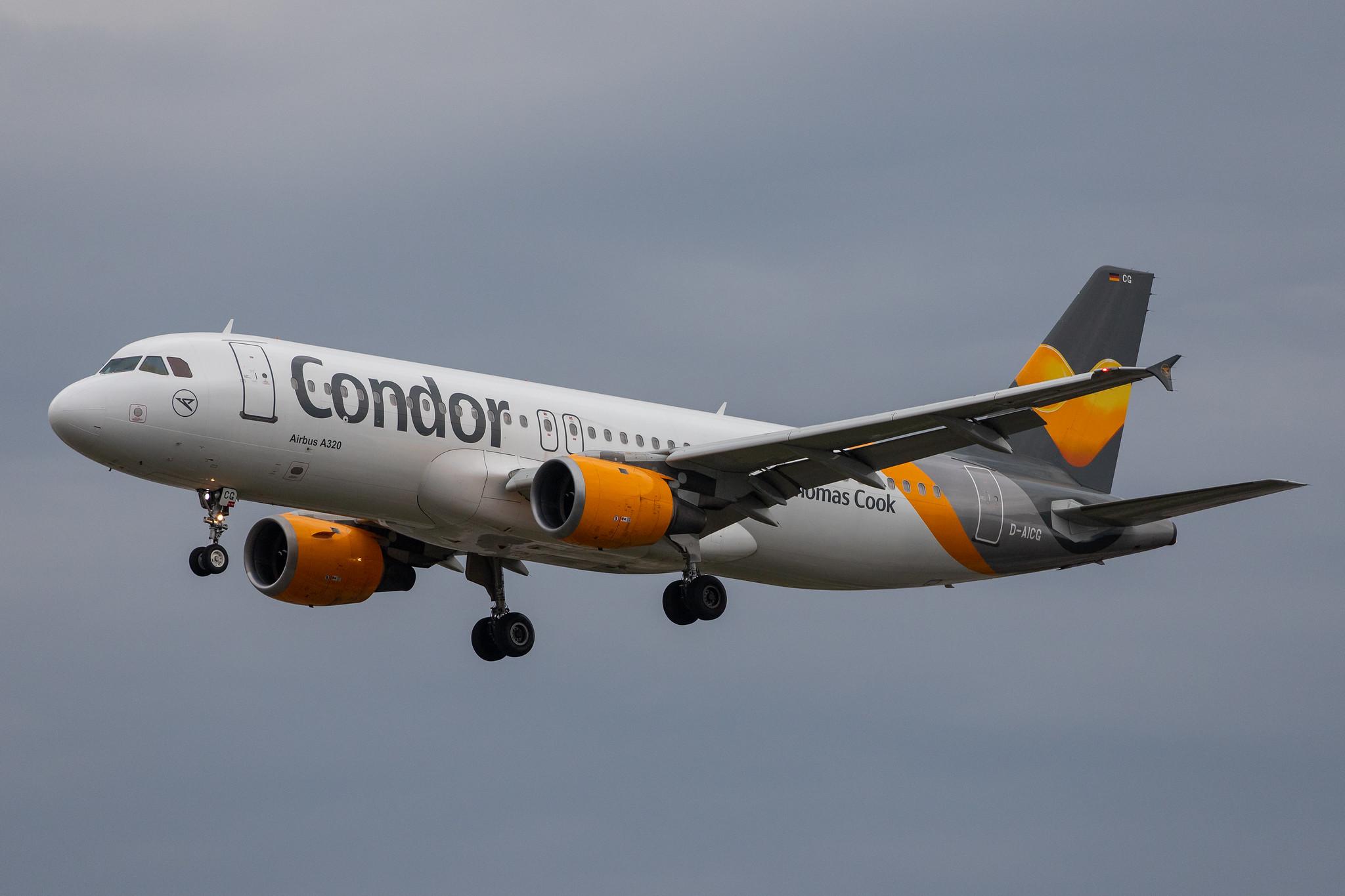 Frankfurt Airport: Condor (DE / CFG) |  Airbus A320-212 A320 | D-AICG | MSN 0957