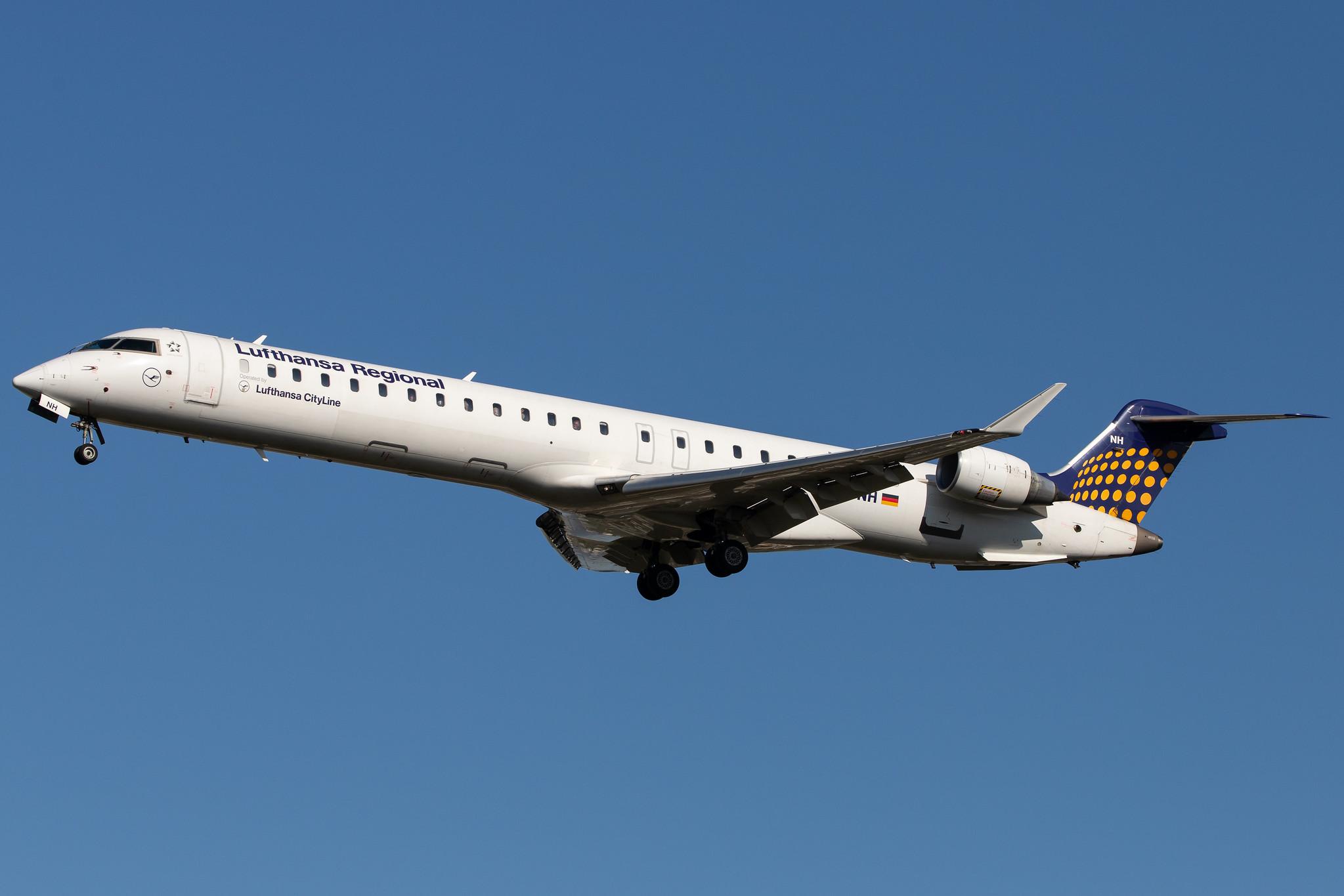 Frankfurt Airport: Lufthansa (LH / DLH) | Operator: Lufthansa CityLine |  Bombardier CRJ-900LR CRJ9 | D-ACNH | MSN 15247