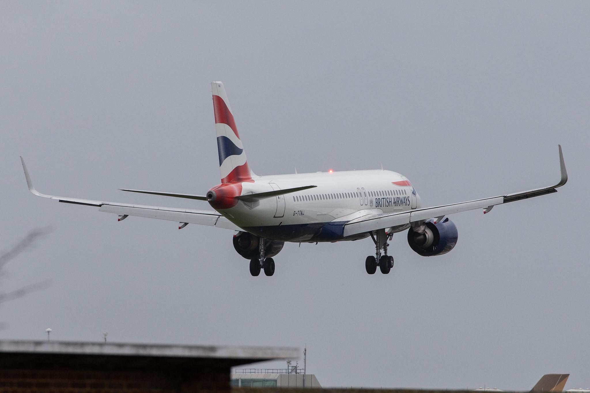 London Heathrow Airport: British Airways (BA / BAW) |  Airbus A320-251N A20N | G-TTNJ | MSN 8772