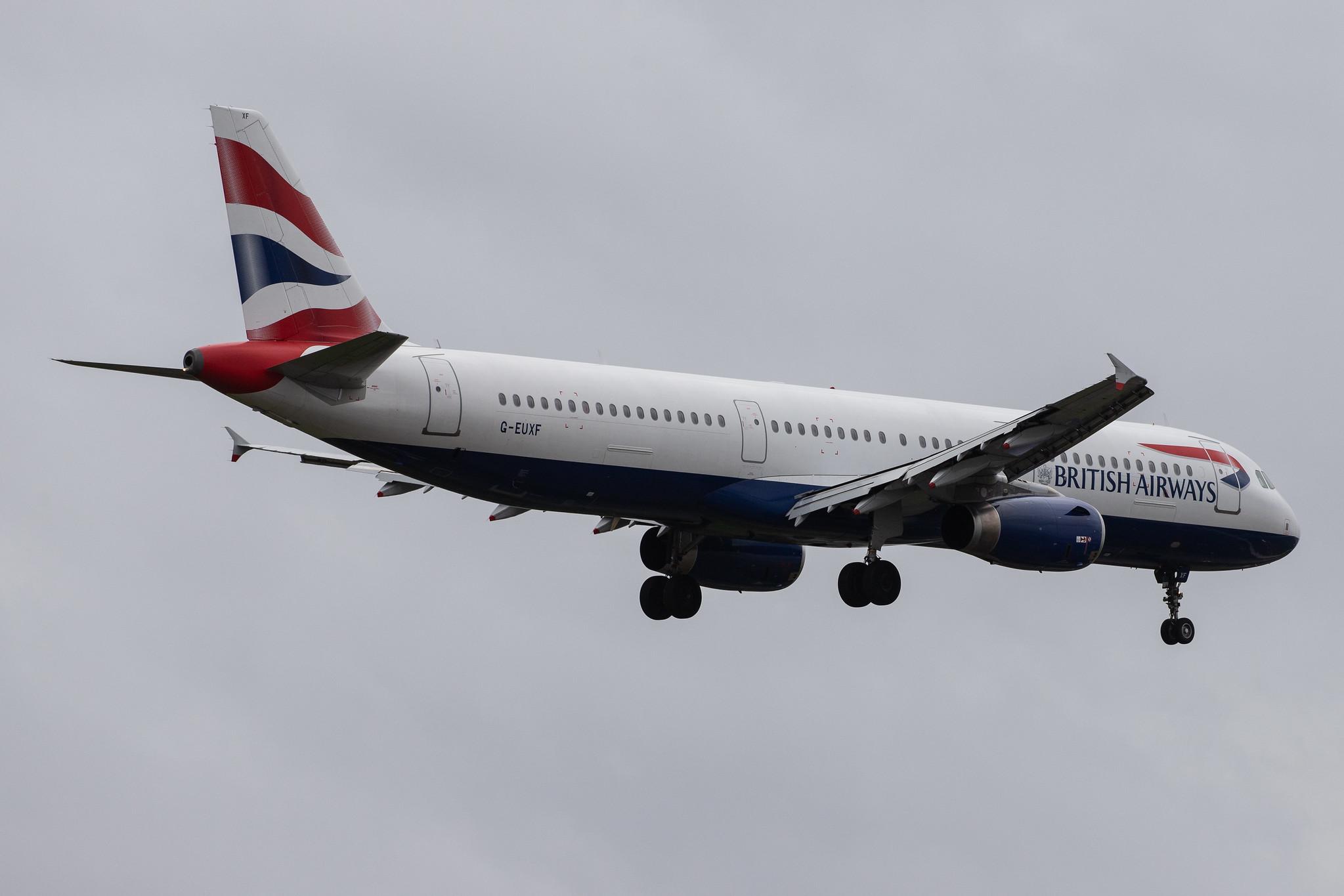 London Heathrow Airport: British Airways (BA / BAW) |  Airbus A321-231 A321 | G-EUXF | MSN 2324