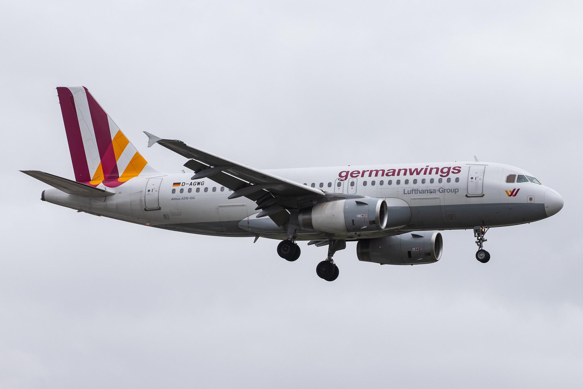 London Heathrow Airport: Eurowings (EW / EWG) |  Airbus A319-132 A319 | D-AGWG | MSN 3193