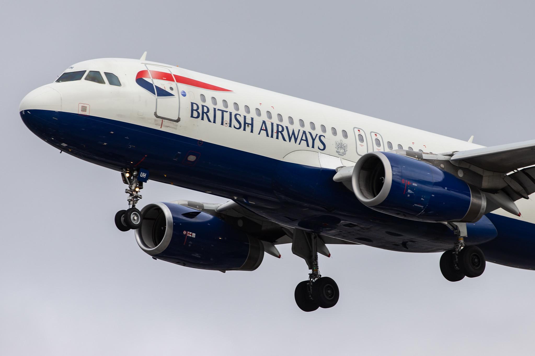 London Heathrow Airport: British Airways (BA / BAW) |  Airbus A320-232 A320 | G-EUUH | MSN 1665