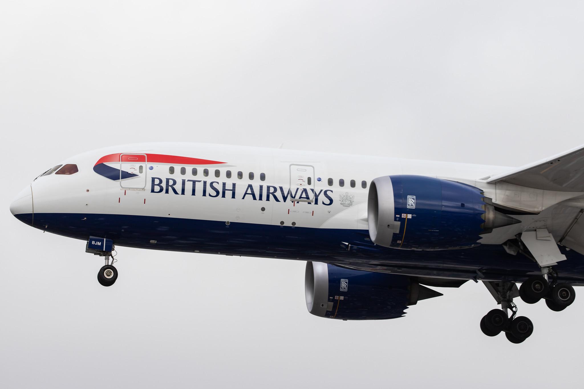 London Heathrow Airport: British Airways (BA / BAW) |  Boeing 787-8 Dreamliner B788 | G-ZBJM | MSN 60631
