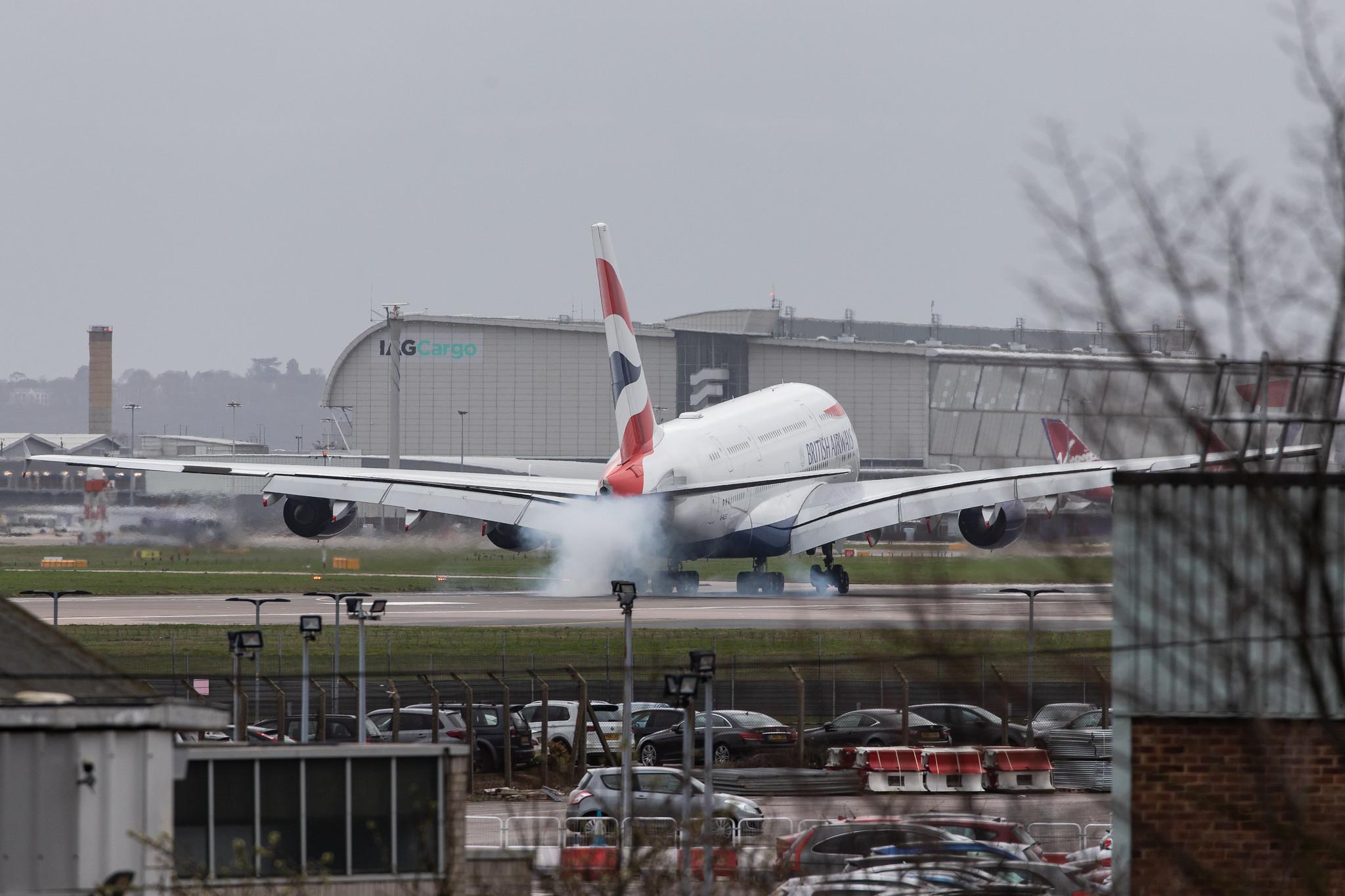 London Heathrow Airport: British Airways (BA / BAW) |  Airbus A380-841 A388 | G-XLEE | MSN 148
