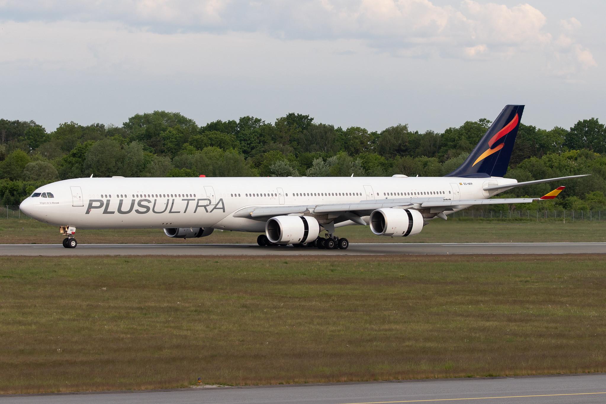 Hamburg Airport: Plus Ultra (PU / PUE) |  Airbus A340-642 A346 | EC-NFP | MSN 0933