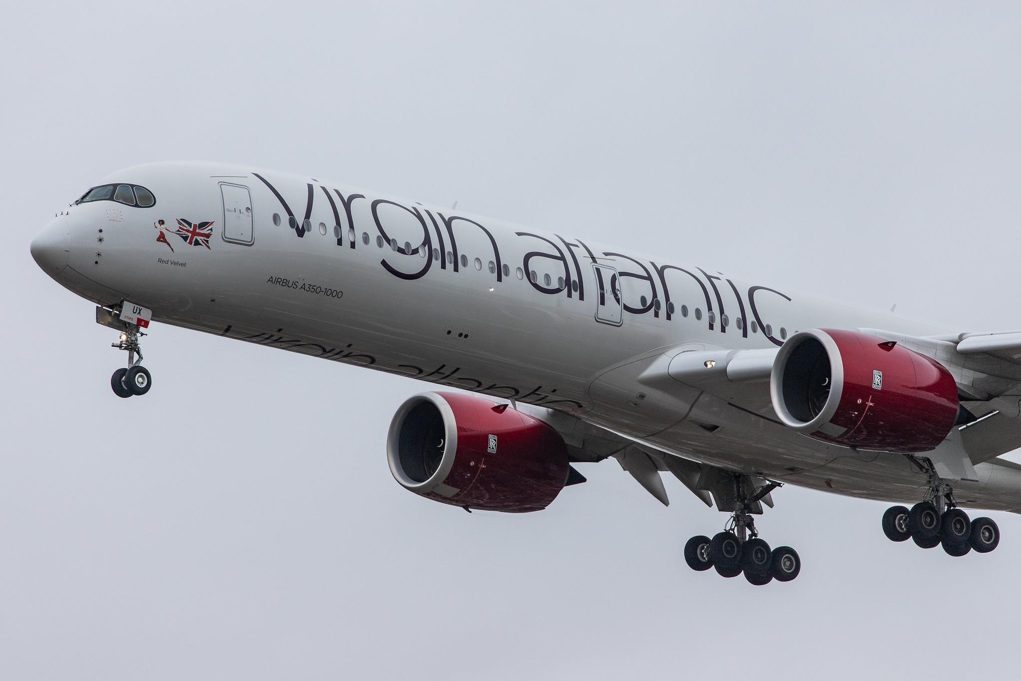 London Heathrow Airport: Virgin Atlantic (VS / VIR) |  Airbus A350-1041 A35K | G-VLUX | MSN 274