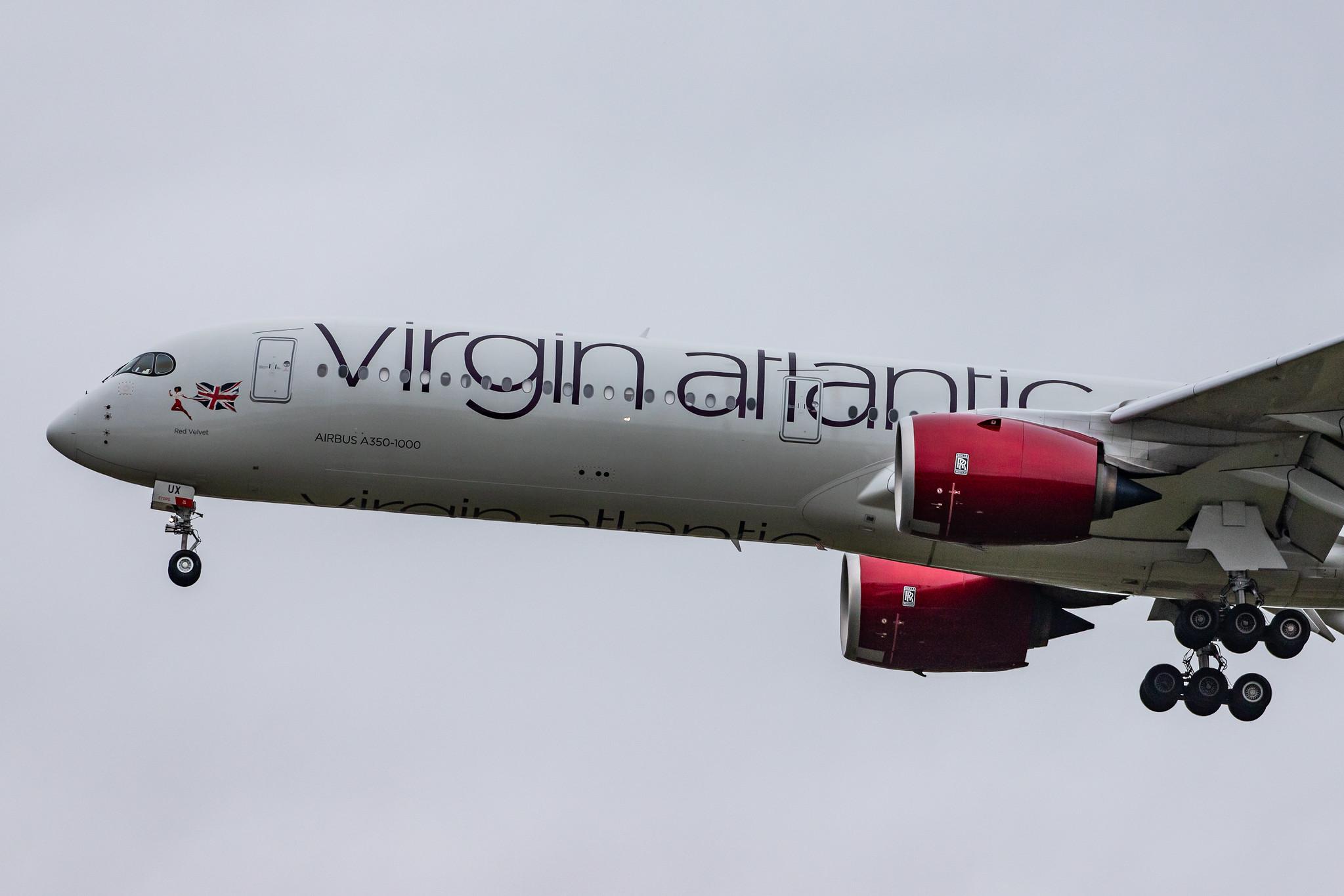 London Heathrow Airport: Virgin Atlantic (VS / VIR) |  Airbus A350-1041 A35K | G-VLUX | MSN 274