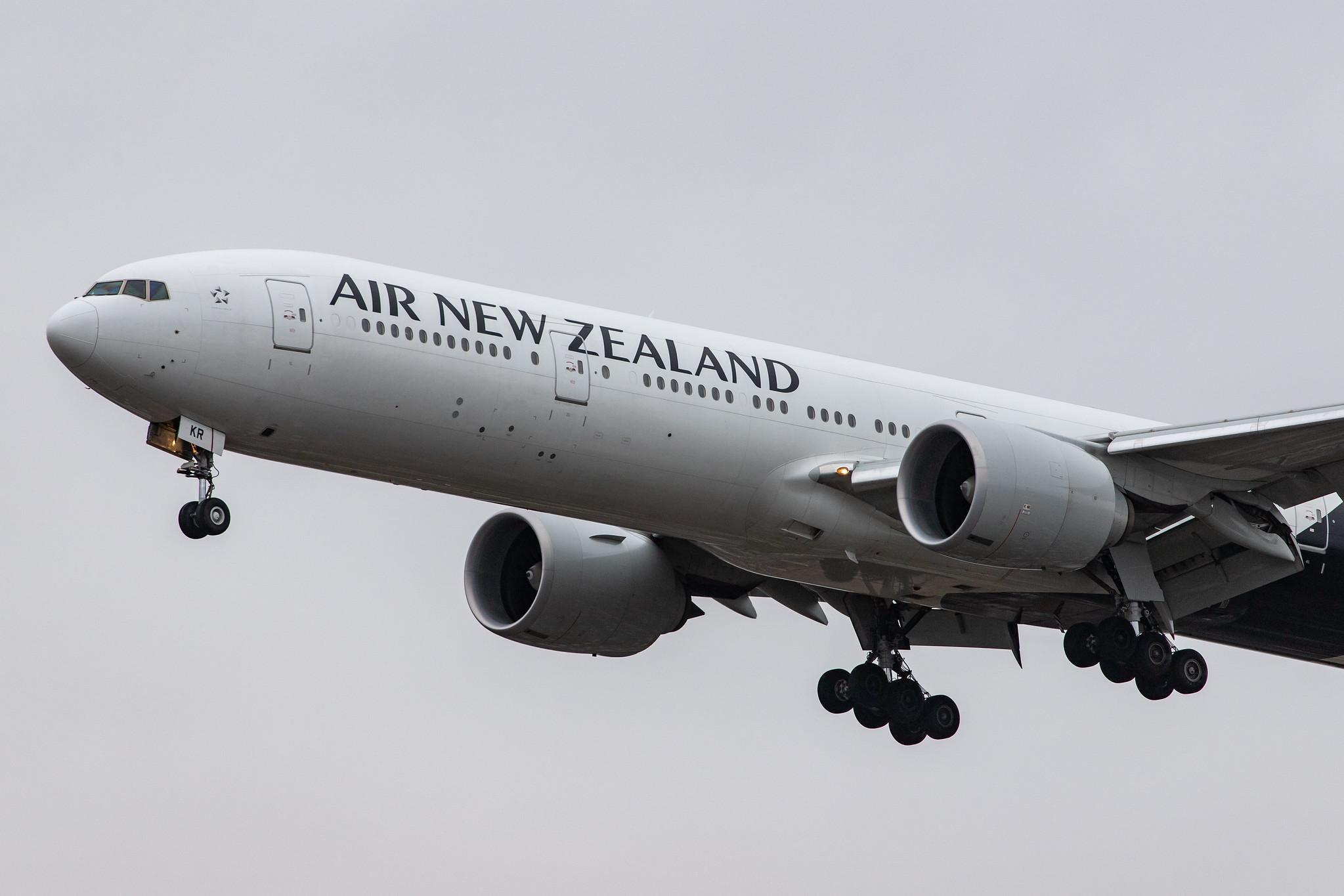 London Heathrow Airport: Air New Zealand (NZ / ANZ) |  Boeing 777-319(ER) B77W | ZK-OKR | MSN 44546