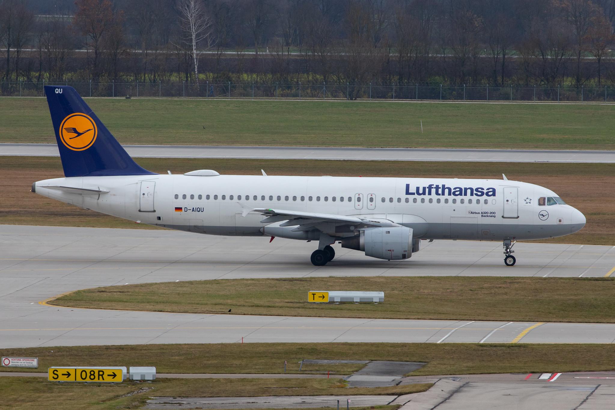 Munich Airport: Lufthansa (LH / DLH) |  Airbus A320-211 A320 | D-AIQU | MSN 1365