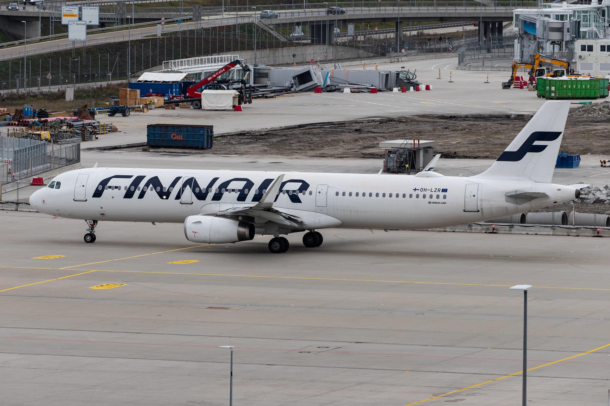Munich Airport: Finnair (AY / FIN) |  Airbus A321-231 A321 | OH-LZR | MSN 7981