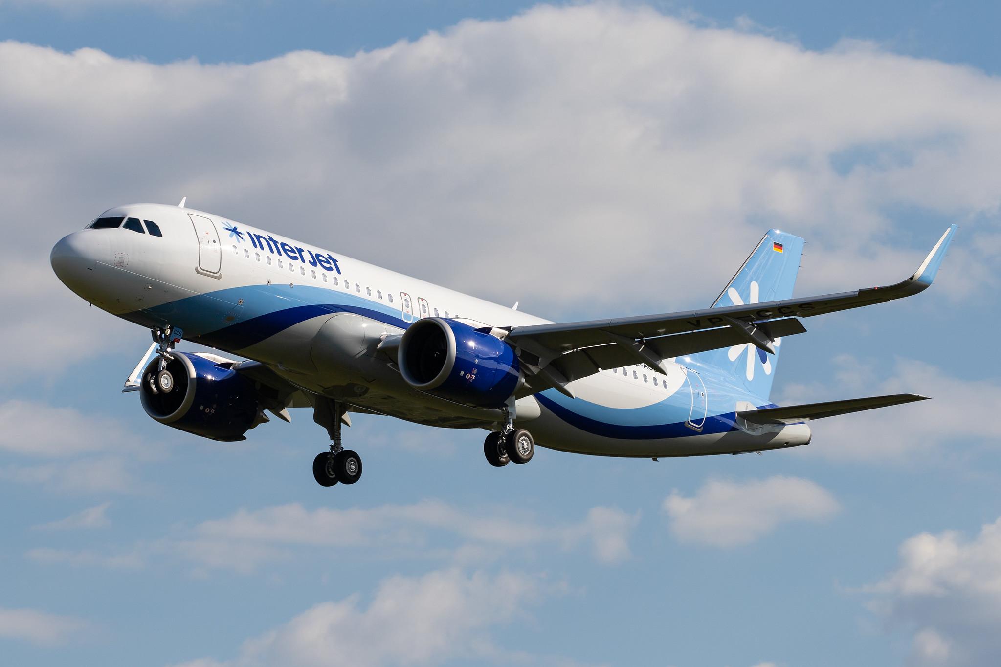 Hamburg Airport: Interjet (4O / AIJ) |  Airbus A320-251N A20N | D-AUBT | MSN 9507