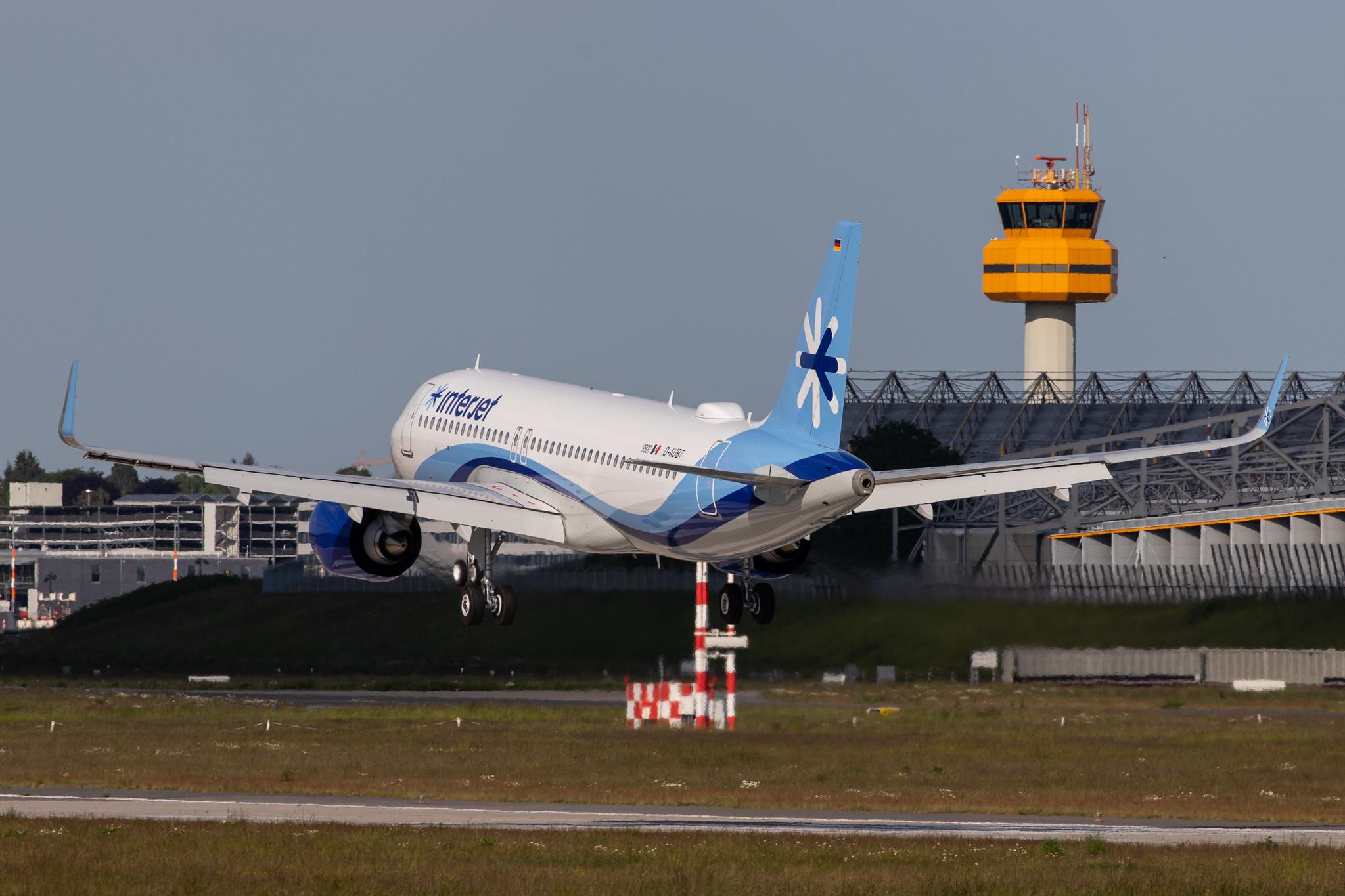 Hamburg Airport: Interjet (4O / AIJ) |  Airbus A320-251N A20N | D-AUBT | MSN 9507