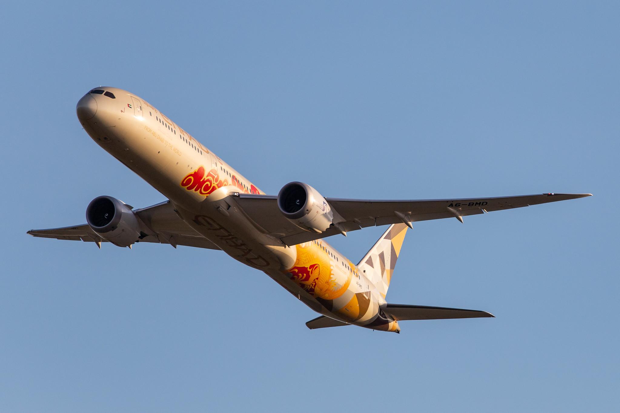 Frankfurt Airport: Etihad (EY / ETD) |  Livery: ADNOC-Choose China Livery | Operator: Etihad Airways |  Boeing 787-10 Dreamliner B78X | A6-BMD | MSN 60758