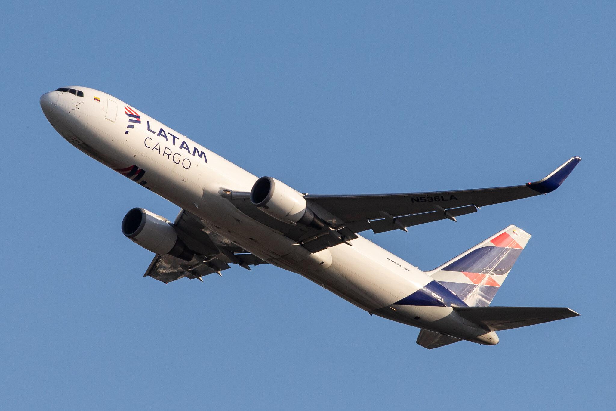Frankfurt Airport: LATAM Cargo (UC / LCO) | Operator: LATAM Cargo Colombia |  Boeing 767-316F(ER) B763 | N536LA | MSN 32573