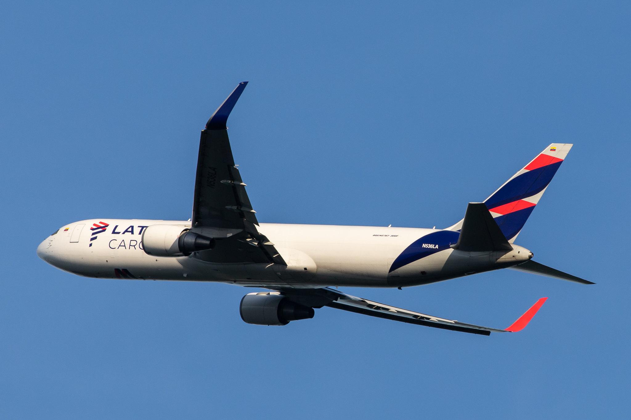 Frankfurt Airport: LATAM Cargo (UC / LCO) | Operator: LATAM Cargo Colombia |  Boeing 767-316F(ER) B763 | N536LA | MSN 32573