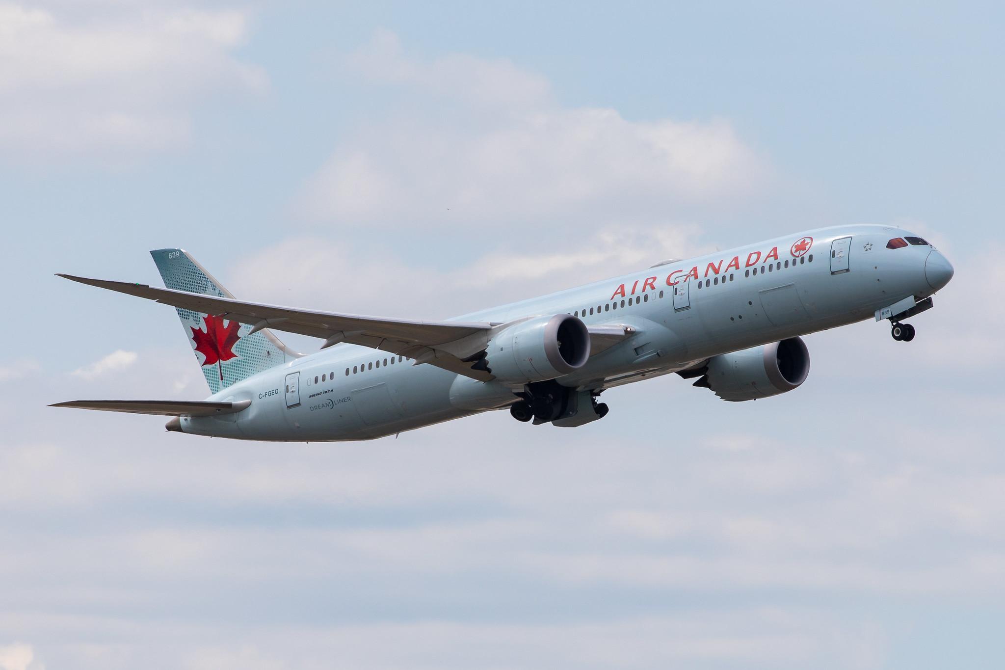 Frankfurt Airport: Air Canada (AC / ACA) |  Boeing 787-9 Dreamliner B789 | C-FGEO | MSN 37180
