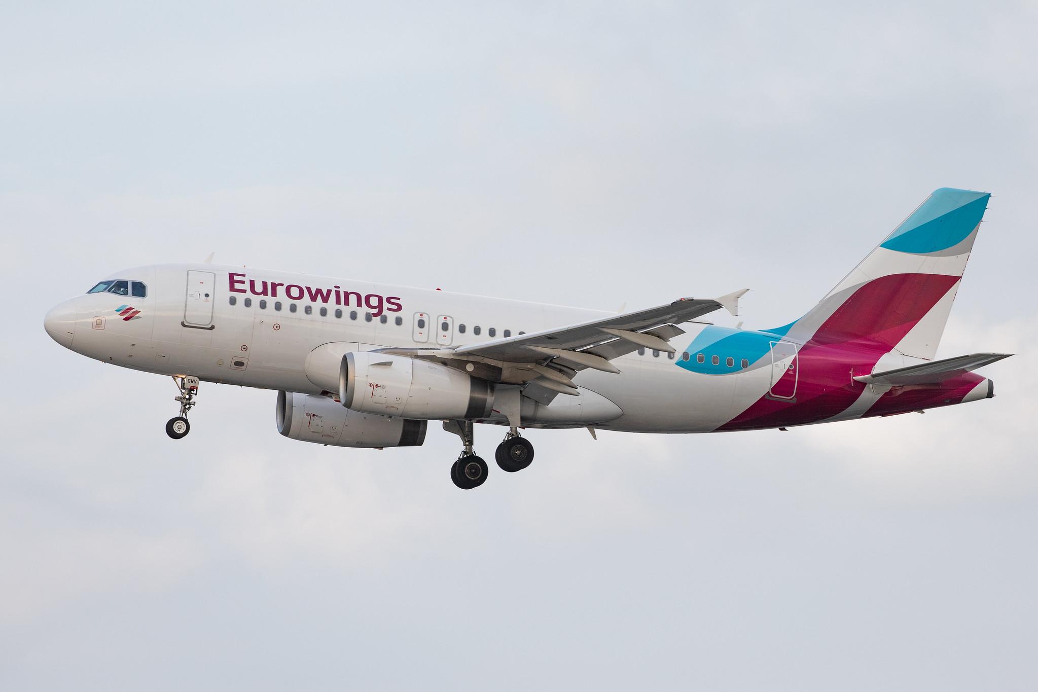 Hamburg Airport: Eurowings (EW / EWG) |  Airbus A319-132 A319 | D-AGWV | MSN 5467