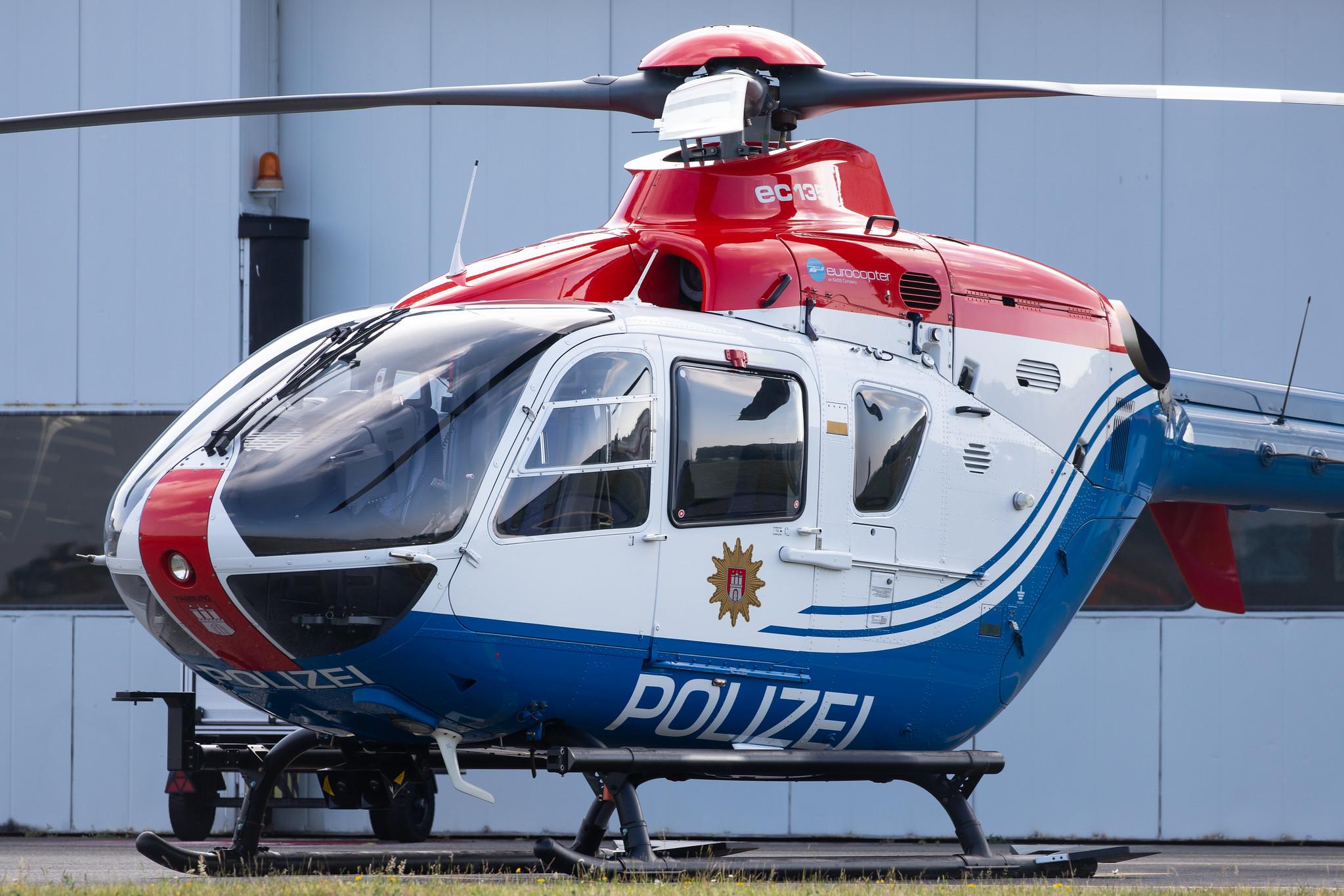 Hamburg Airport: Polizei Hamburg |  Airbus Helicopters H135 EC35 | D-HONE | MSN 0338