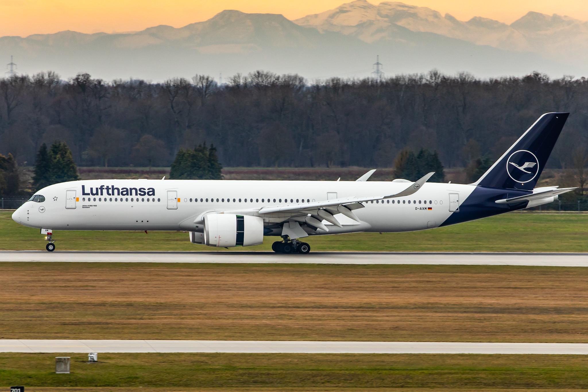 Munich Airport: Lufthansa (LH / DLH) |  Airbus A350-941 A359 | D-AIXM | MSN 287