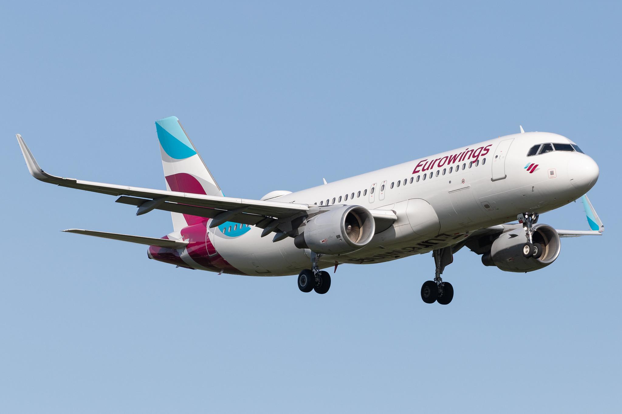 Hamburg Airport: Eurowings (EW / EWG) |  Airbus A320-214 A320 | D-AEWF | MSN 7087