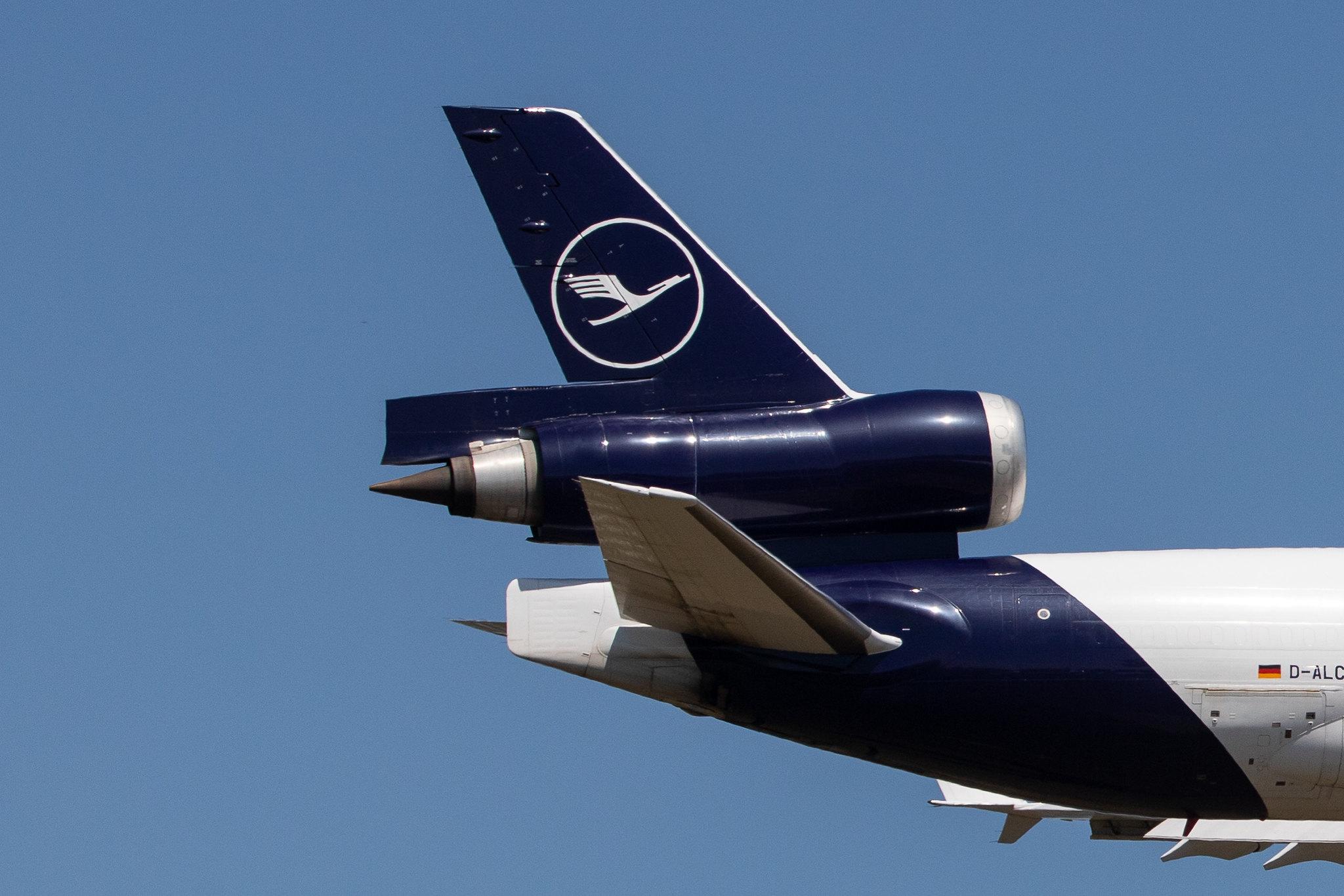 Frankfurt Airport: Lufthansa Cargo (/ GEC) |  McDonnell Douglas MD-11F MD11 | D-ALCD | MSN 48784