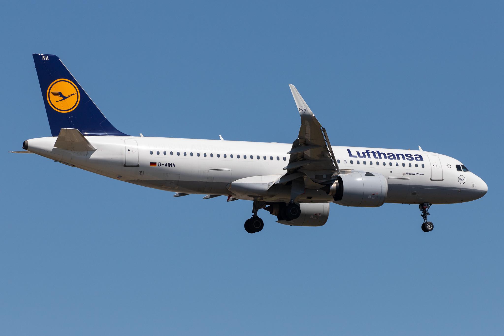 Frankfurt Airport: Lufthansa (LH / DLH) |  Airbus A320-271N A20N | D-AINA | MSN 6801