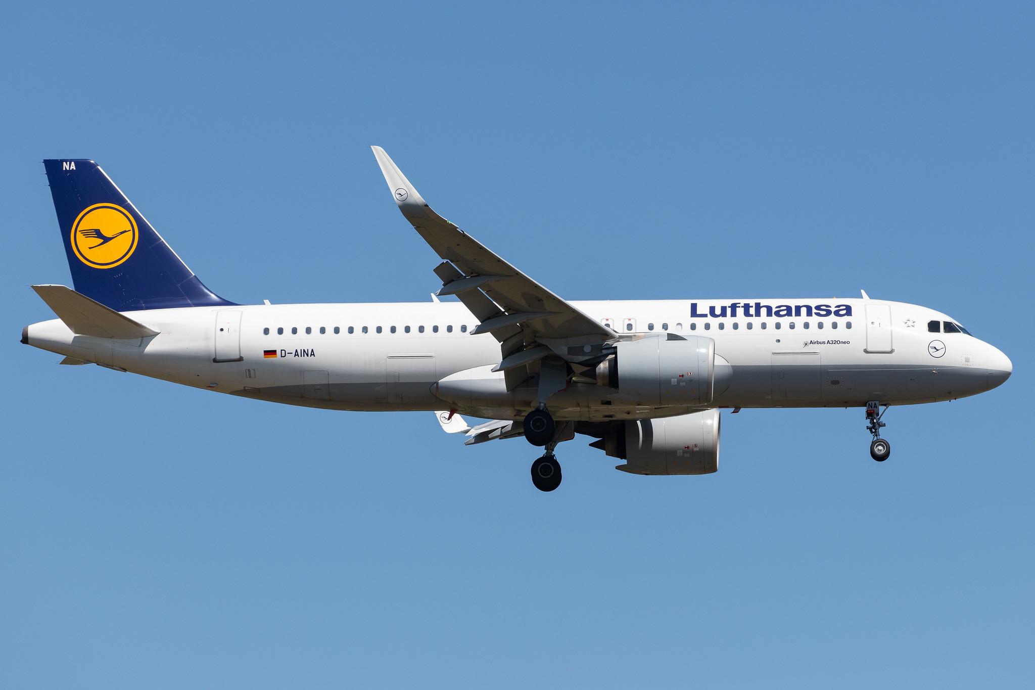 Frankfurt Airport: Lufthansa (LH / DLH) |  Airbus A320-271N A20N | D-AINA | MSN 6801
