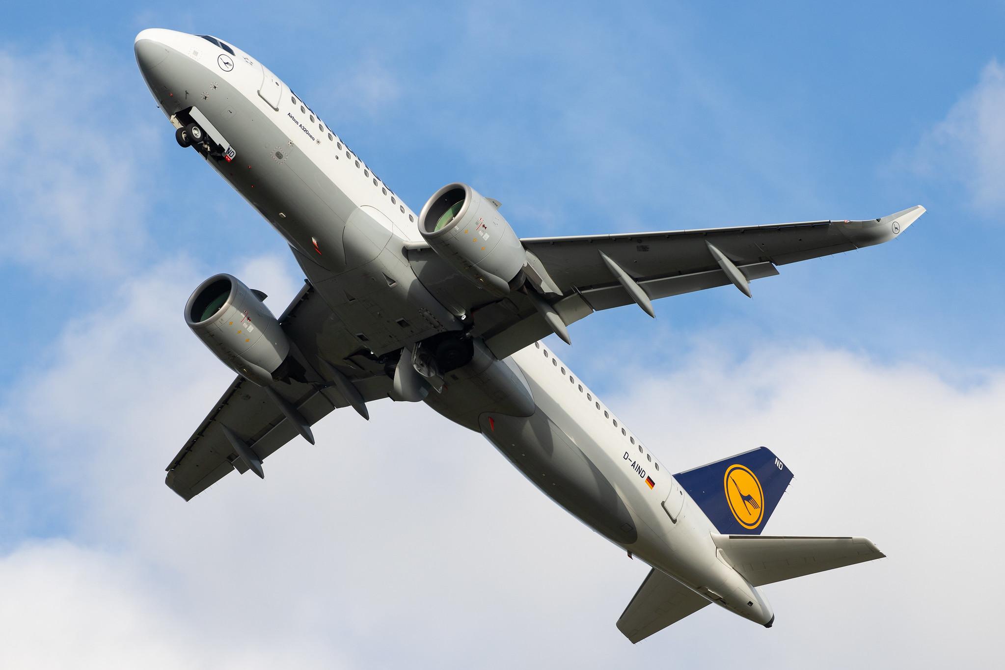 Hamburg Airport: Lufthansa (LH / DLH) |  Airbus A320-271N A20N | D-AIND | MSN 7078
