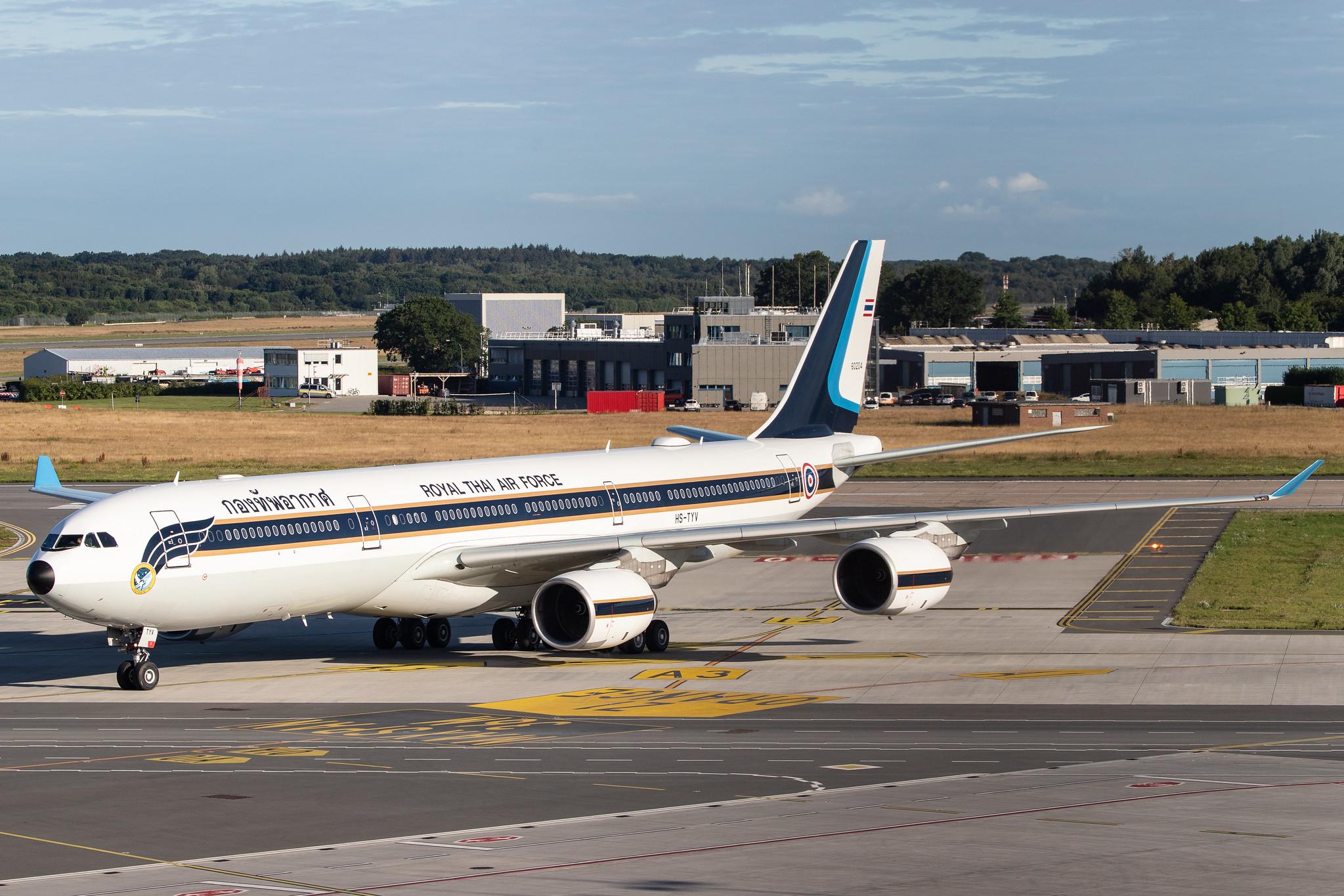 Hamburg Airport: Royal Thai Air Force |  Airbus A340-541 A345 | HS-TYV | MSN 0698
