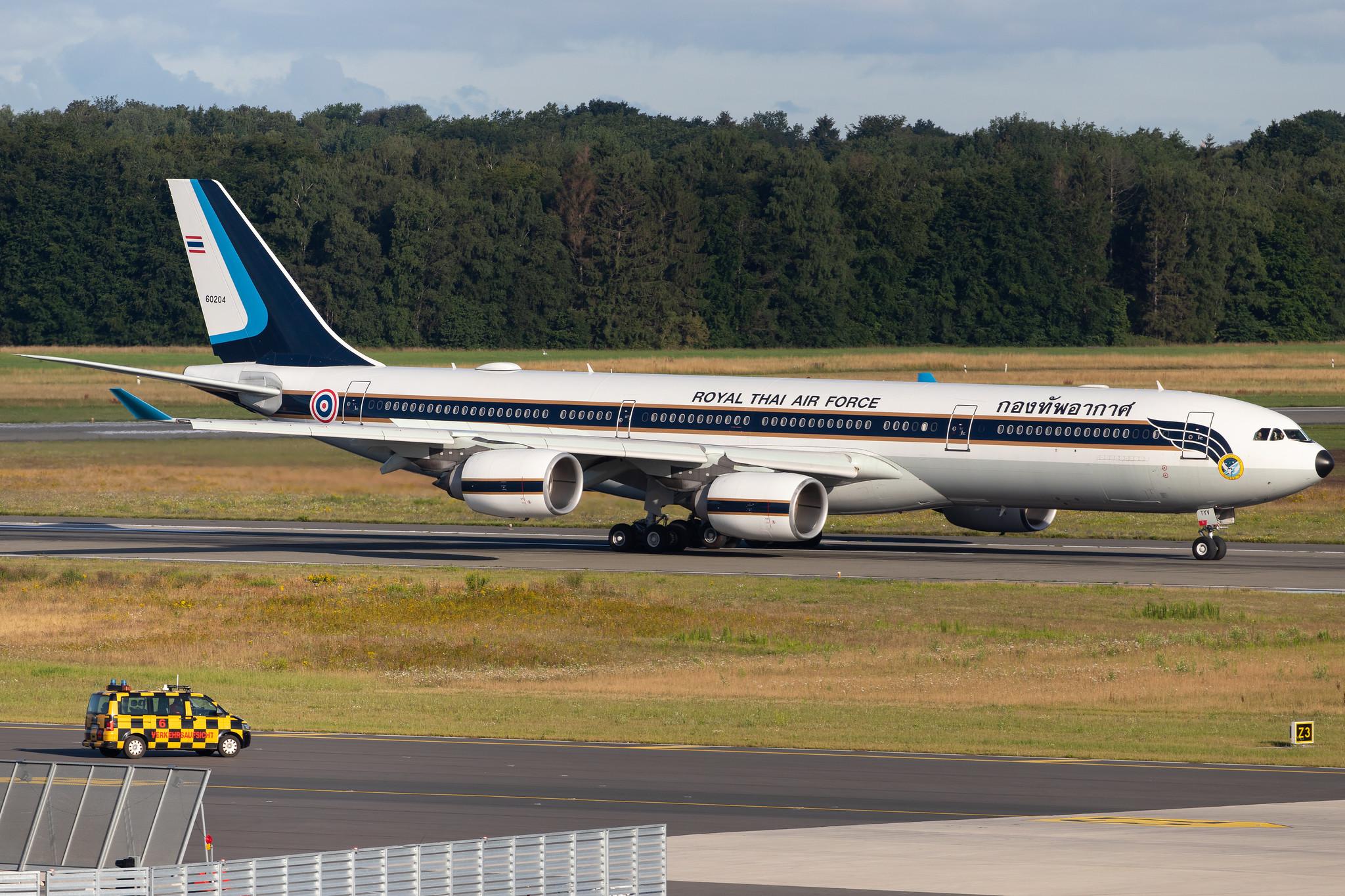 Hamburg Airport: Royal Thai Air Force |  Airbus A340-541 A345 | HS-TYV | MSN 0698