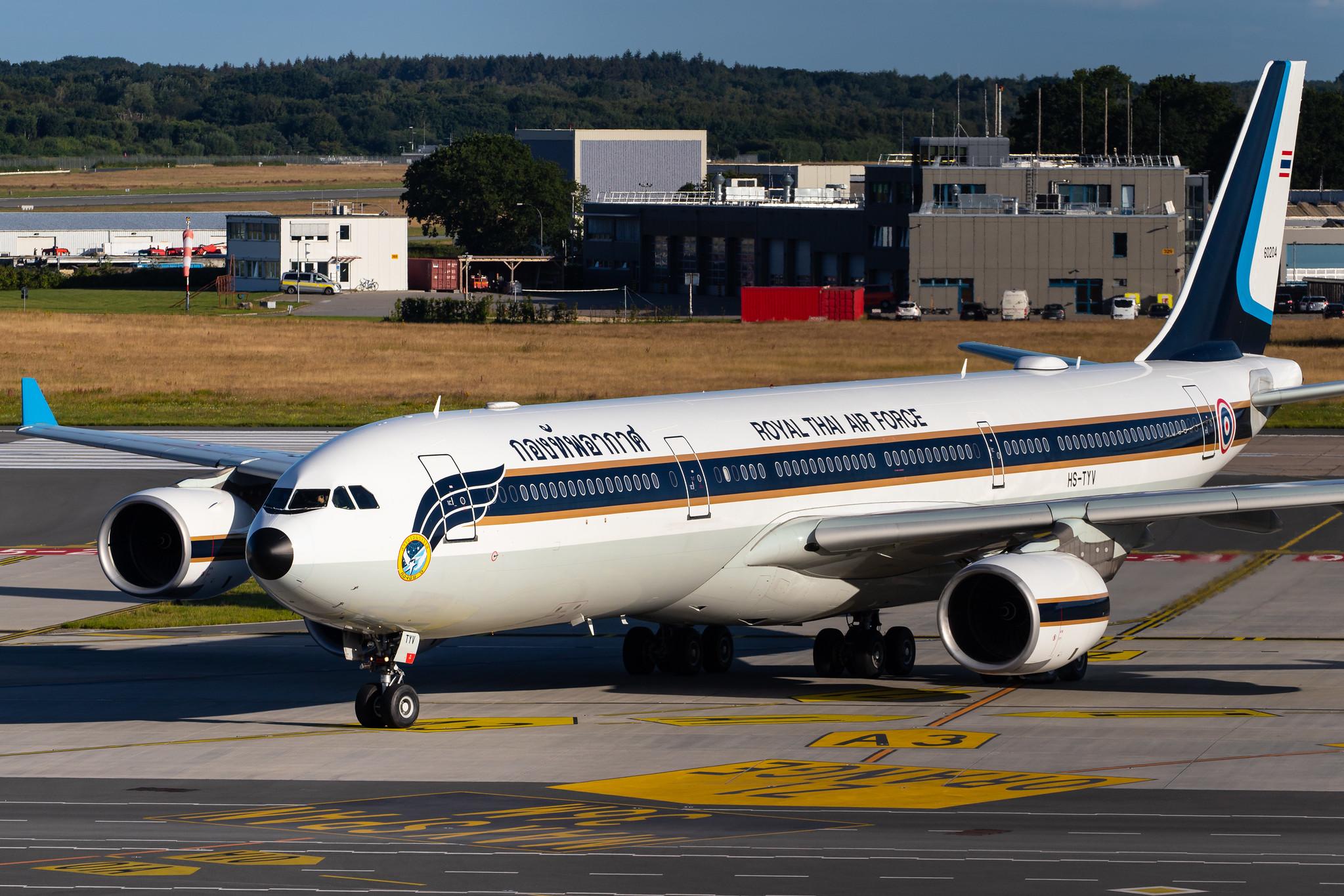 Hamburg Airport: Royal Thai Air Force |  Airbus A340-541 A345 | HS-TYV | MSN 0698