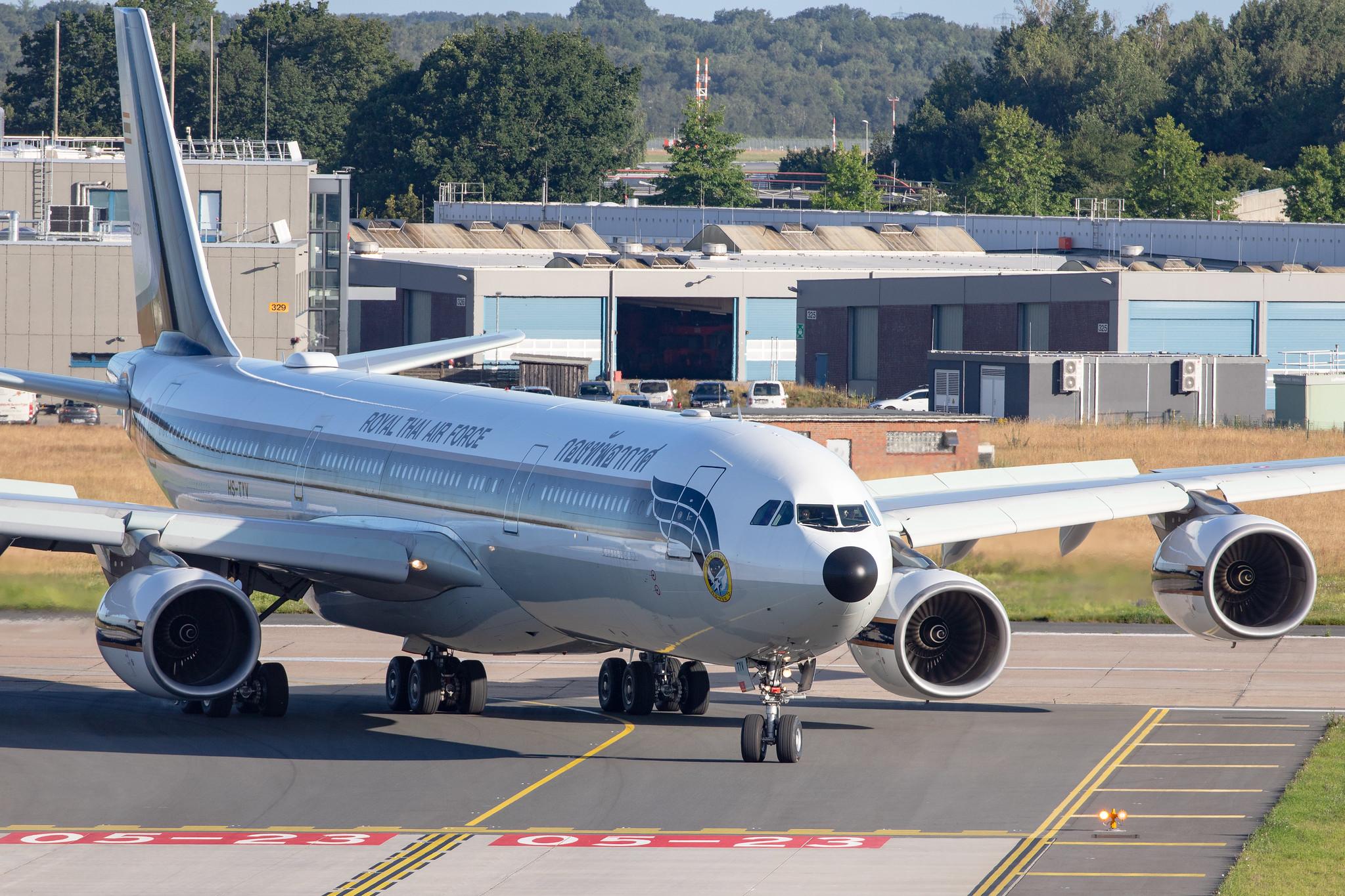 Hamburg Airport: Royal Thai Air Force |  Airbus A340-541 A345 | HS-TYV | MSN 0698