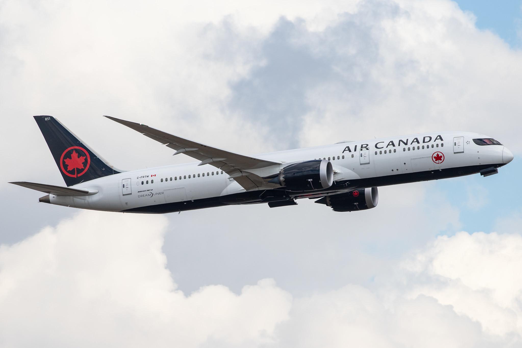 Frankfurt Airport: Air Canada (AC / ACA) |  Boeing 787-9 Dreamliner B789 | C-FRTW | MSN 37179