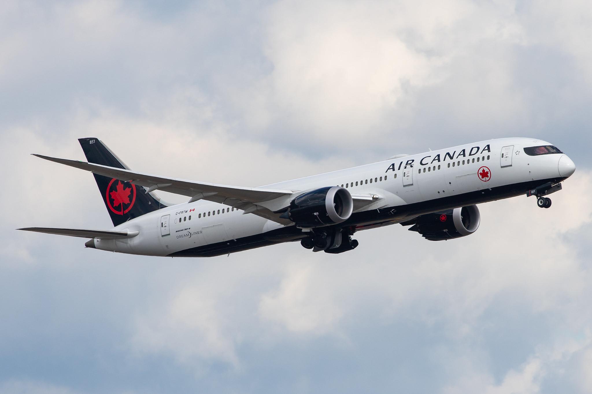 Frankfurt Airport: Air Canada (AC / ACA) |  Boeing 787-9 Dreamliner B789 | C-FRTW | MSN 37179